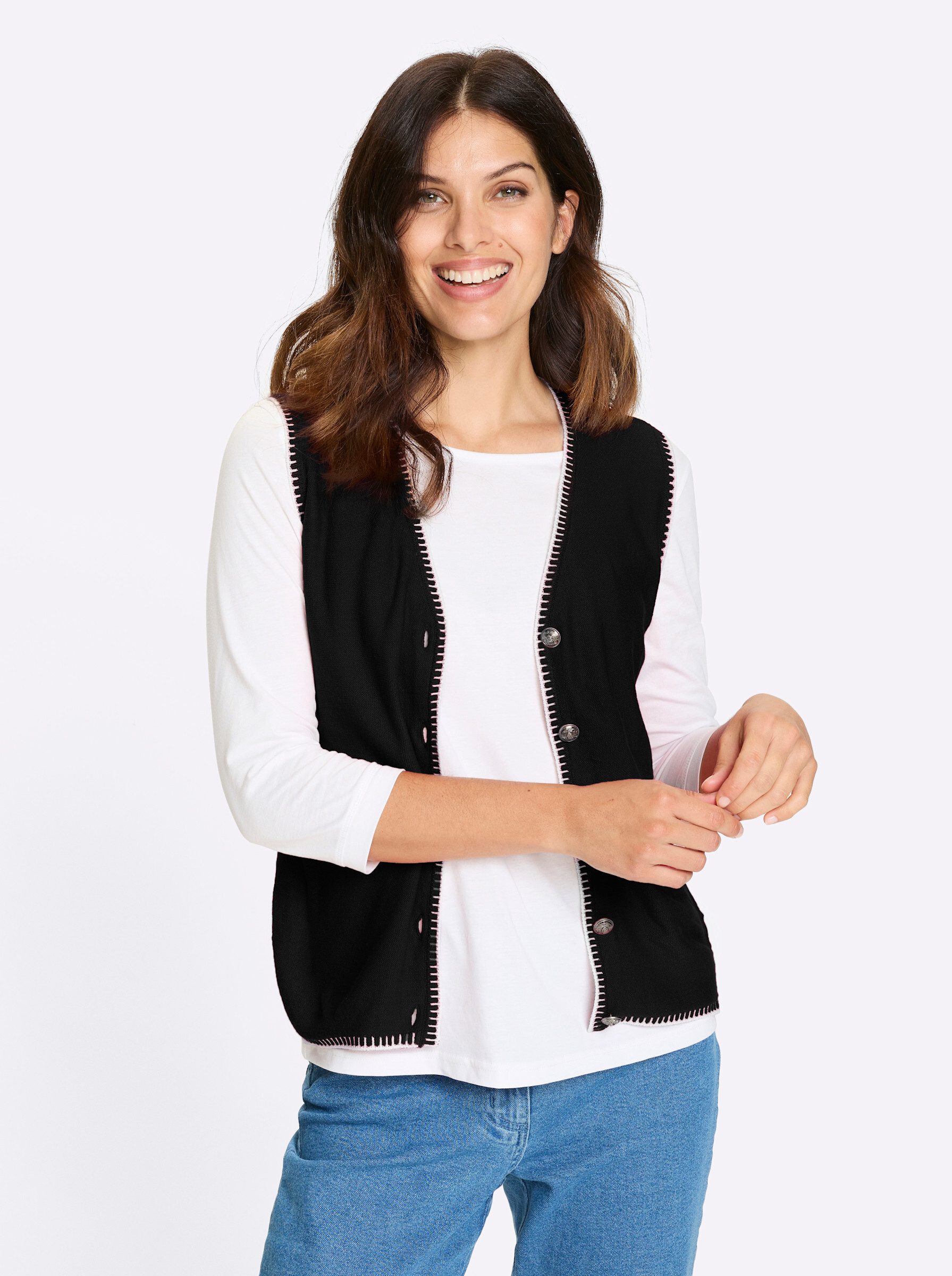 Sieh an! Strickweste Strickweste . günstig online kaufen