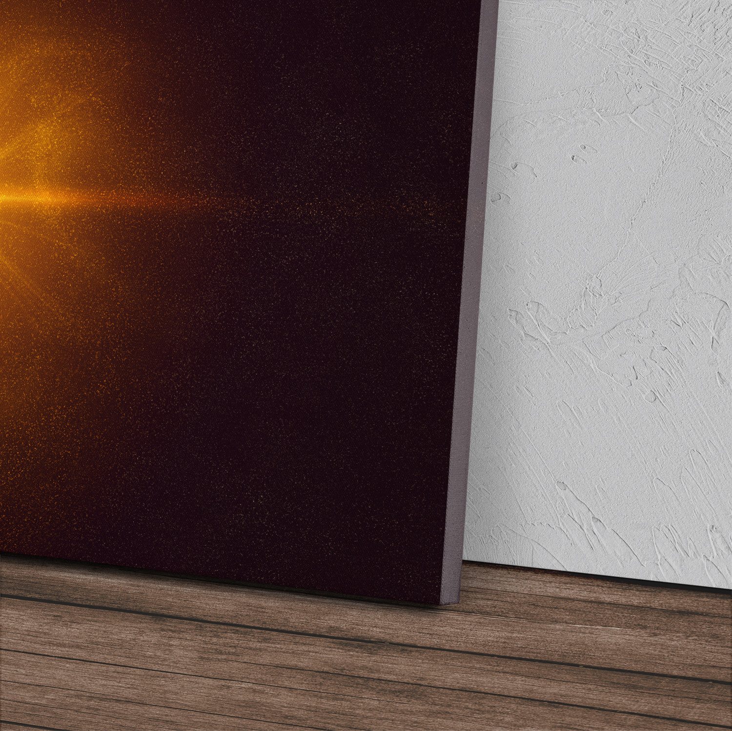 Sinus Art Leinwandbild 120x80cm Wandbild auf Leinwand Planet Erde Sonnenuntergang Globus Welt, (1 St)