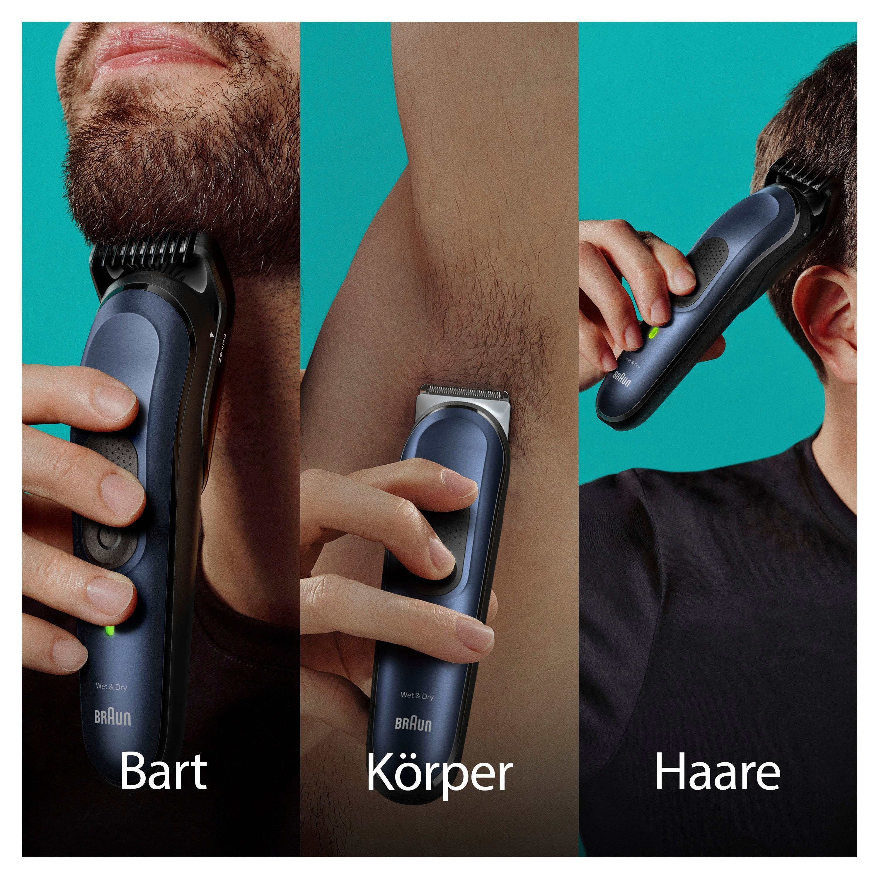 Wasserdicht, Styling Haarschneider Set, Braun Barttrimmer 11-in-1 MGK7450, Set Styling All-In-One