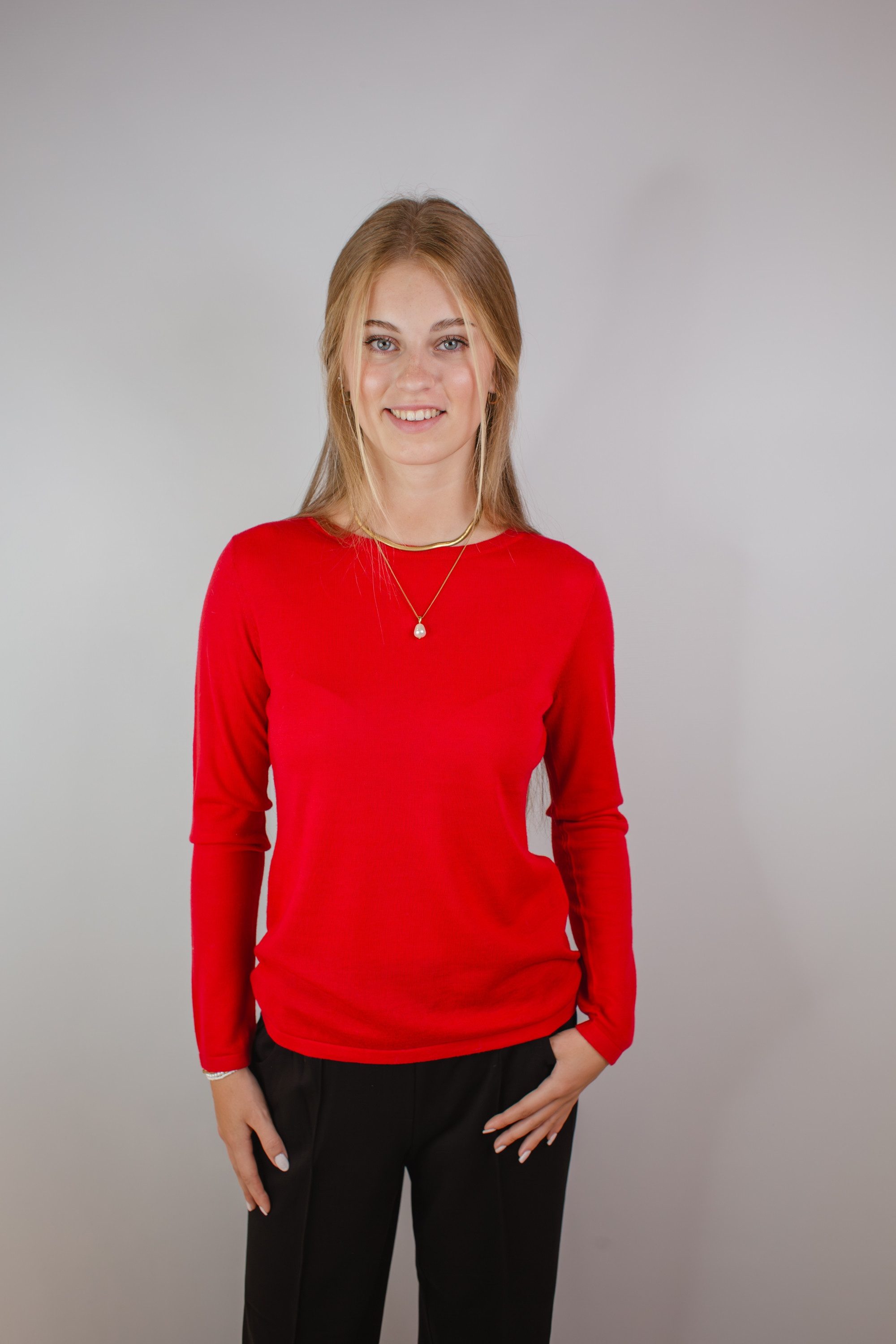 CATNOIR Wollpullover Pullover CATNOIR rot