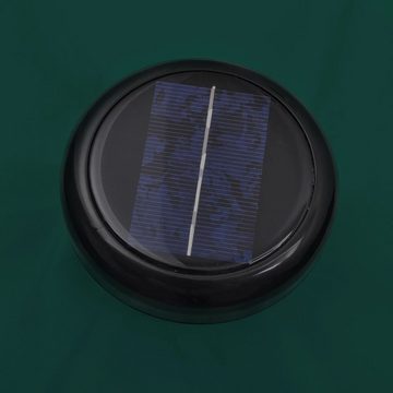 vidaXL Sonnenschirm LED Cantilever Schirm 3 m Grün