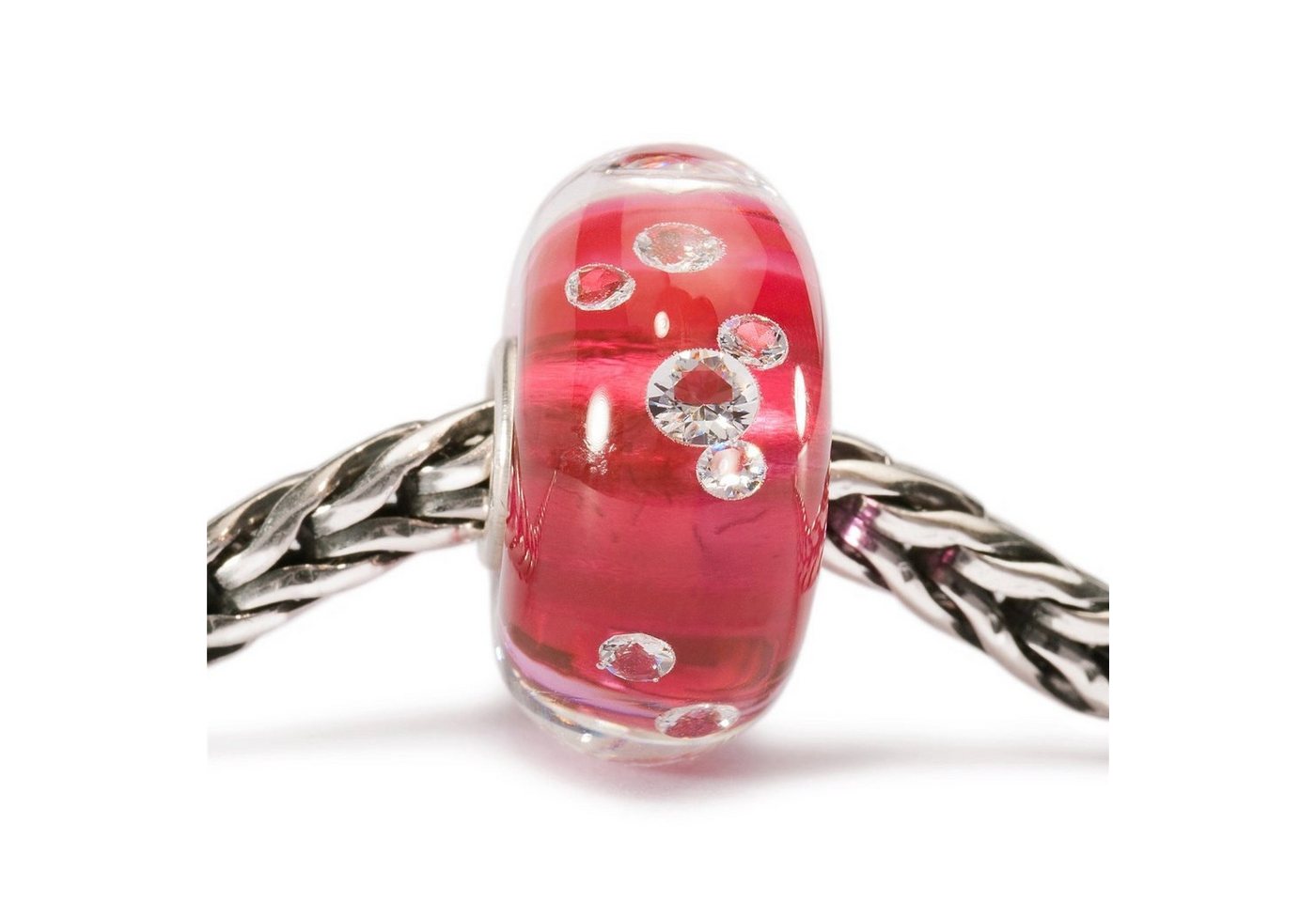 Trollbeads Bead Diamanten Bead Pink Univ... Trollbeads Bead Diamanten Bead Pink Univ...