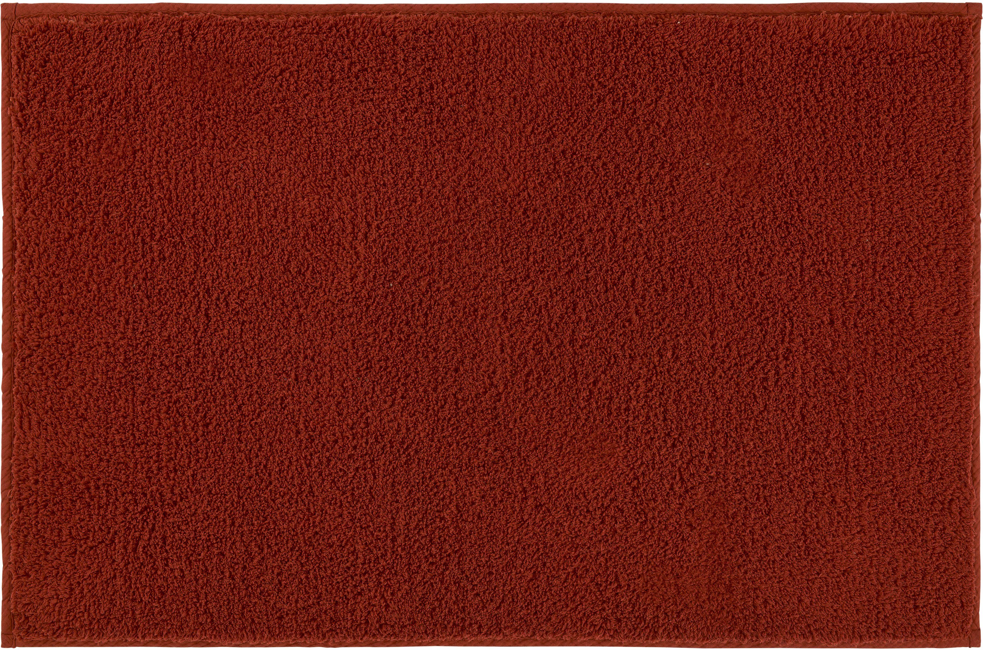 Kleine Wolke Badematte Kansas, Höhe 15 mm, rutschhemmend beschichtet, fußbodenheizungsgeeignet, Baumwolle, rechteckig, Badteppich, Uni Farben, reine Baumwolle,  – Bild 3 von 5