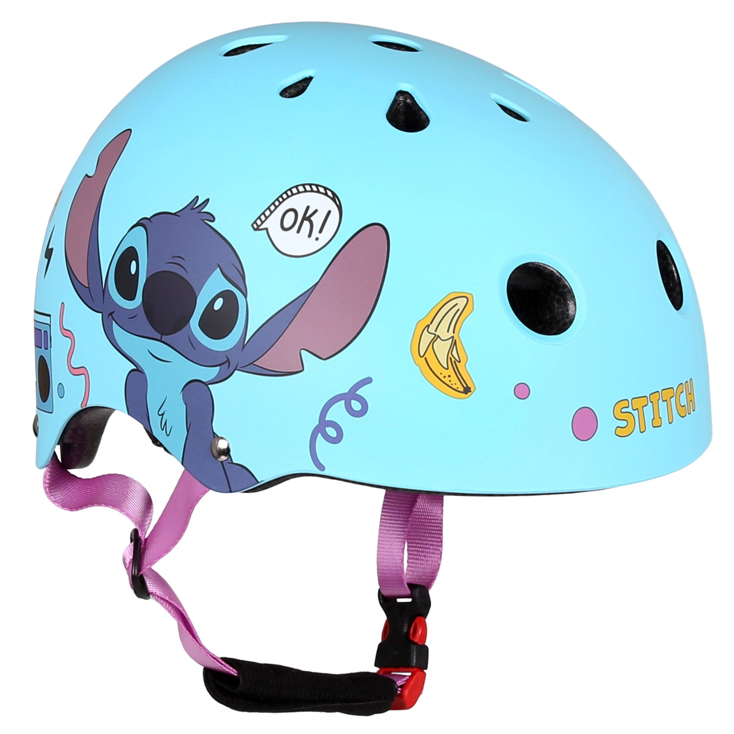 Disney Fahrradhelm DISNEY Stitch Blauer Fahrradhelm für Kinder, verstellbar 52-56 cm