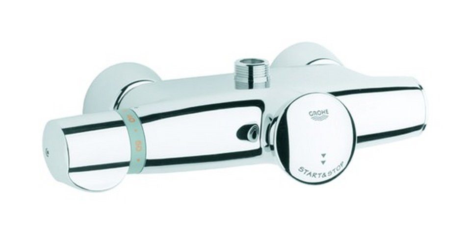 Offizieller Versandhandel der Marke Grohe Brausethermostat Eurodisc SE Thermostat Chrom oben Selbstschluss Brause - 3/4" Abgang