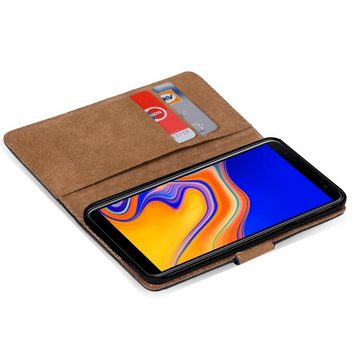 CoolGadget Handyhülle Book Case Handy Tasche für Samsung Galaxy A7 2018 6 Zoll, Hülle Klapphülle Flip Cover für Samsung A7 2018 Schutzhülle stoßfest