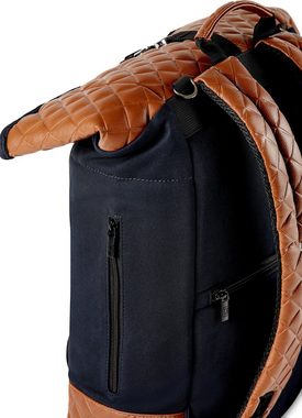 Moon Wickelrucksack Rolltop Premium, mit Wickelunterlage und Geldbeutel