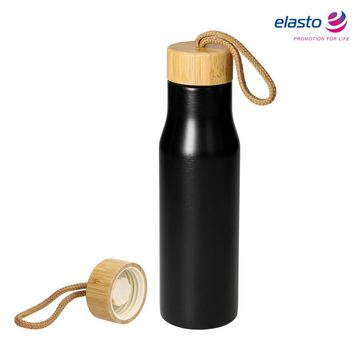 elasto Thermoflasche Trinkflasche "Kopenhagen" 500 ml silber