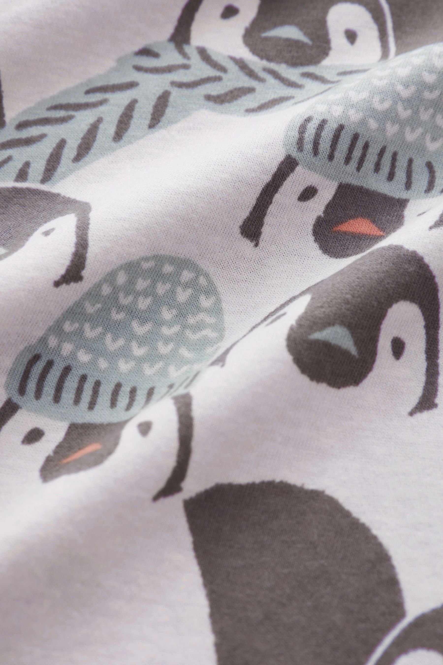 Natural tlg) Ecru Panda Baumwoll-Pyjama Next Kurzärmeliger (2 Pyjama