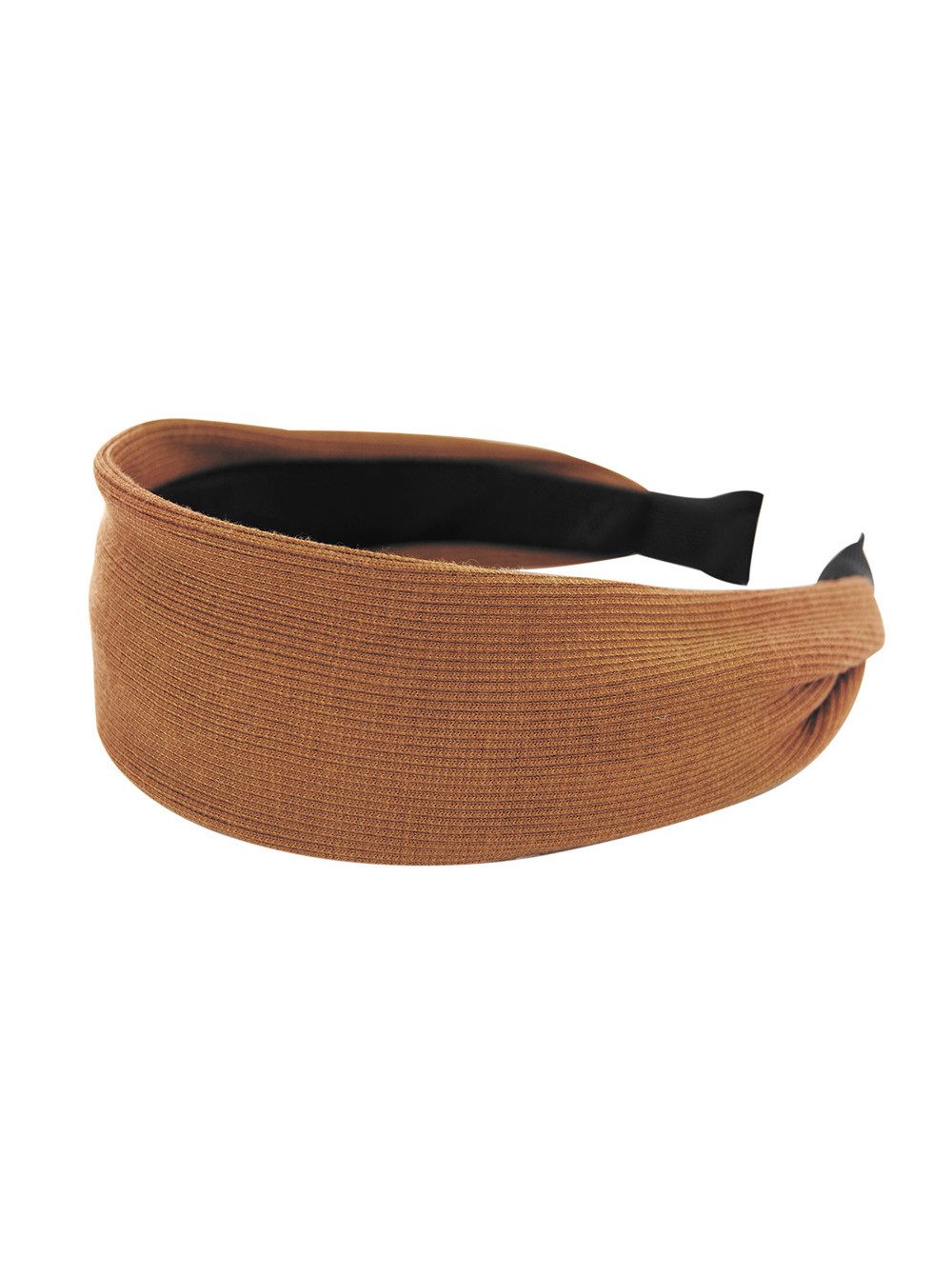 axy Haarreif Breiter aus geripptem Stoff elegant, Damen Breiter Haarreif Haarband Haarreifen