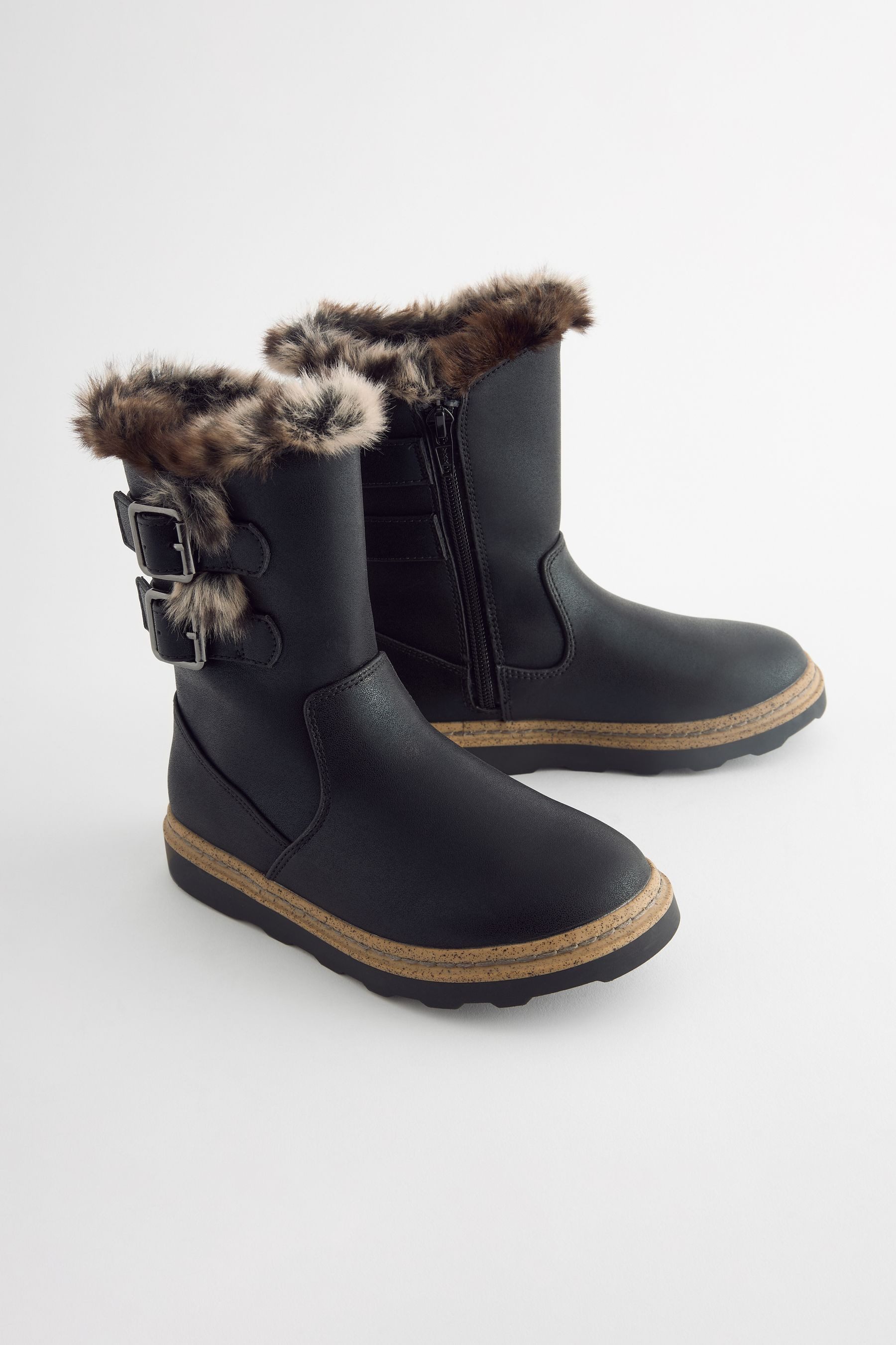 Next Warmgefütterte RV-Stiefel, weite Passform Stiefelette günstig online kaufen