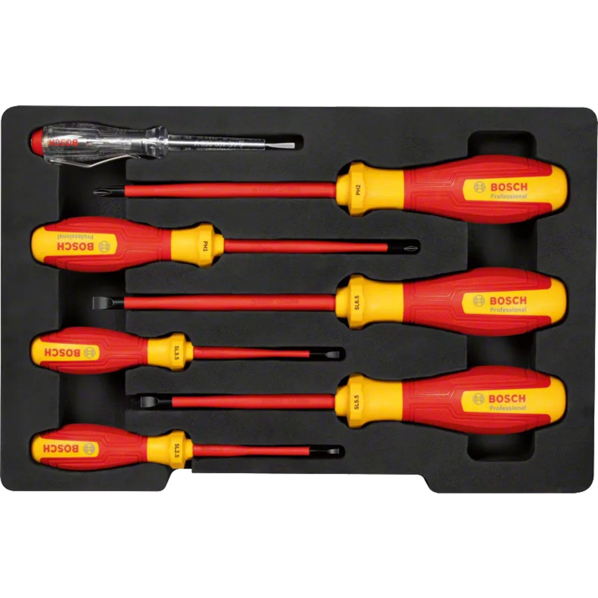 Bosch Professional Schraubendreher Bosch Professional VDE Schraubendreher-Set PH/SL