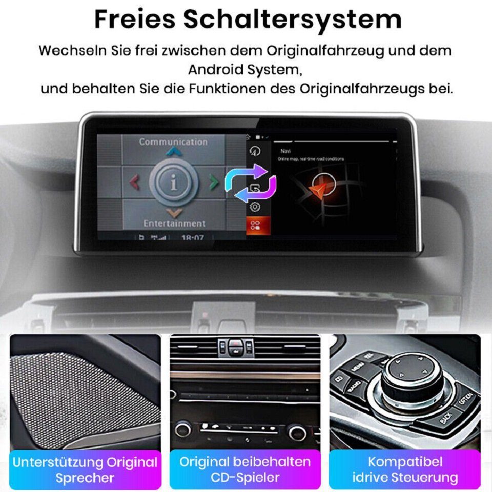 F25 Einbau-Navigationsgerät Android 13 F26 Carplay Apple Für BMW GABITECH Autoradio X3 X4 10.25''
