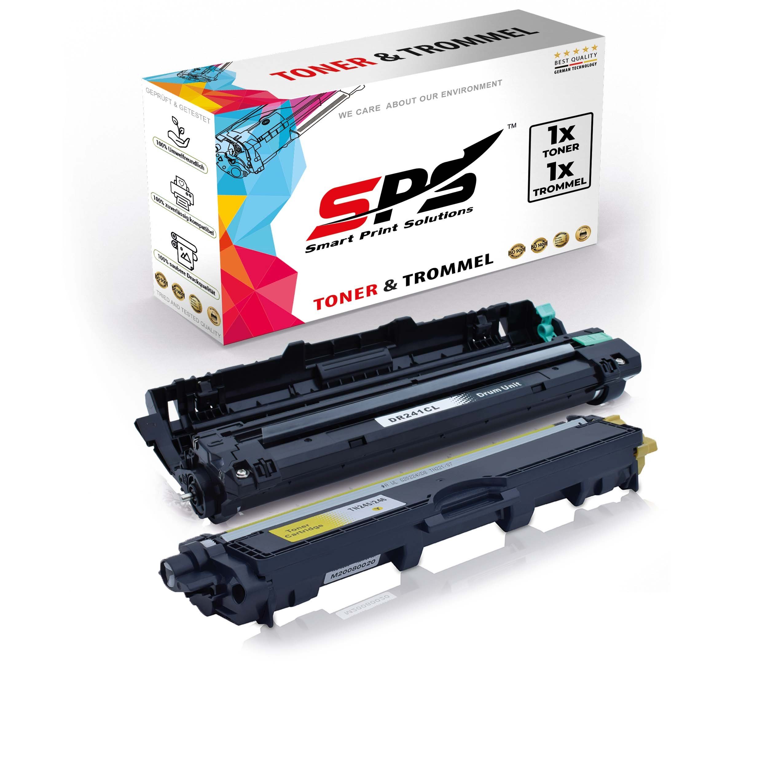 SPS Tonerkartusche Kompatibel für Brother DCP-9022CDW DR-241CL TN-245, (2er Pack)