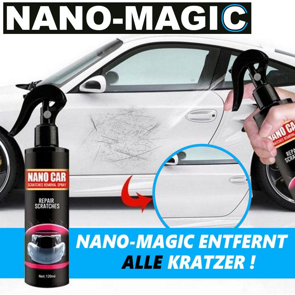 6 Stück Auto kratzer Entferner Magic Polier Nano Reparatur Tuch Nanotuch  Grau DE