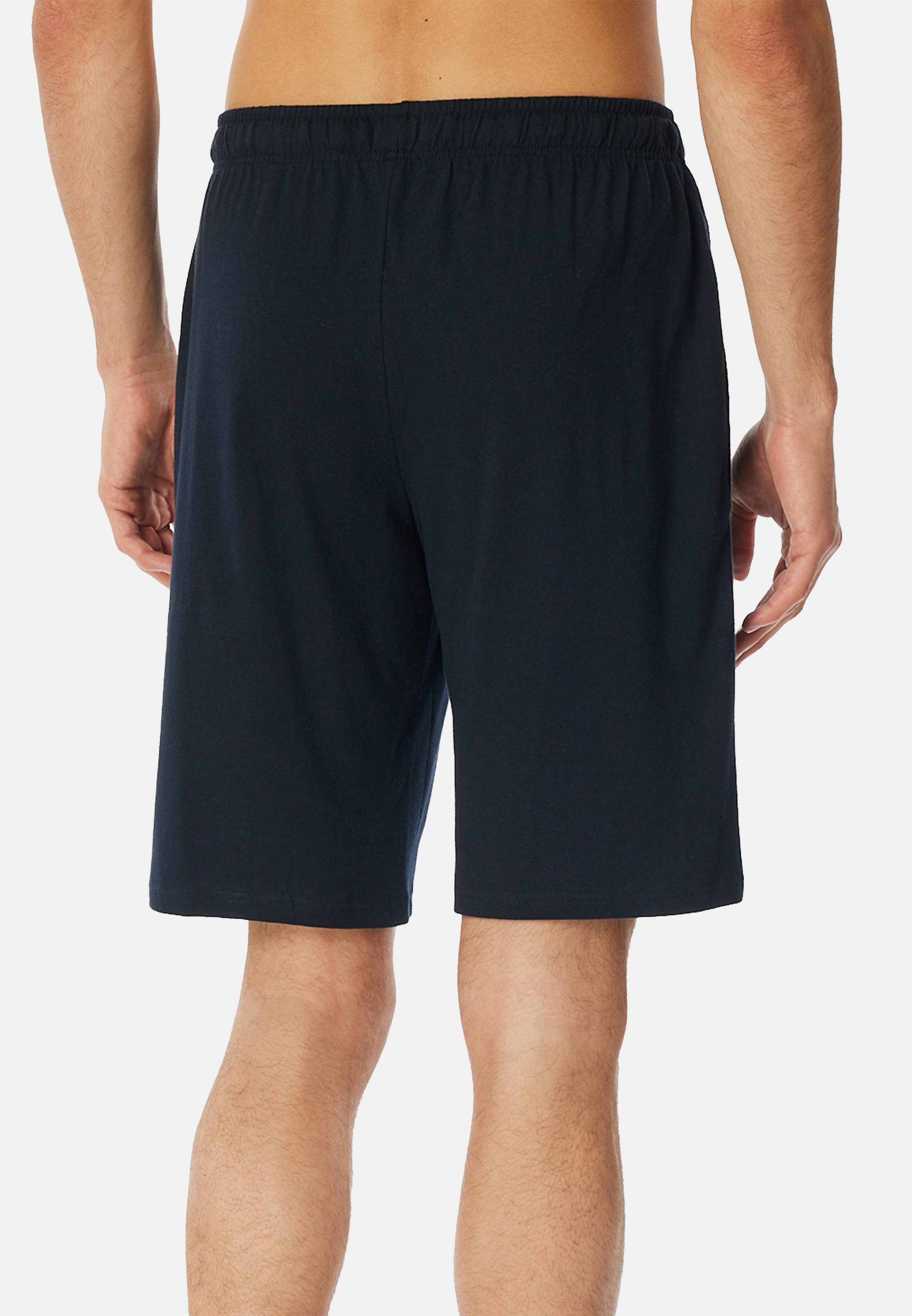 Schiesser Schlafhose Mix & Relax (1-tlg) Schlafanzug Hose - Baumwolle - Atmungsaktiv - Bund mit Bindeband