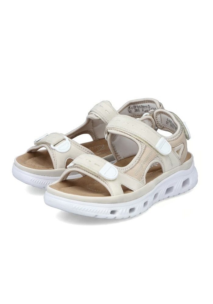 Rieker Trekkingsandale 64074-60 beige Damen Sandale