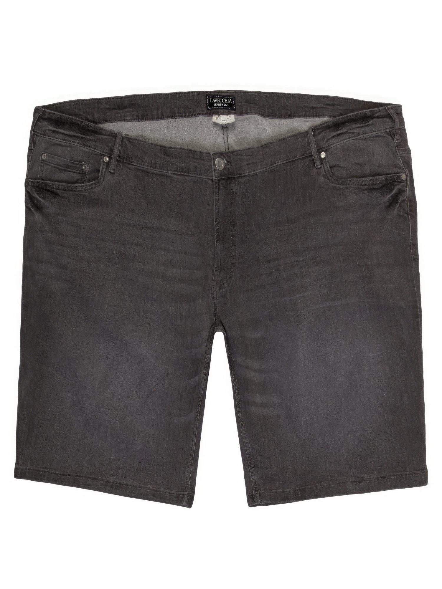 Lavecchia Bermudas Lavecchia Herren Shorts LV-0908 (Stoneschwarz, 50) kurze Jeans Shorts