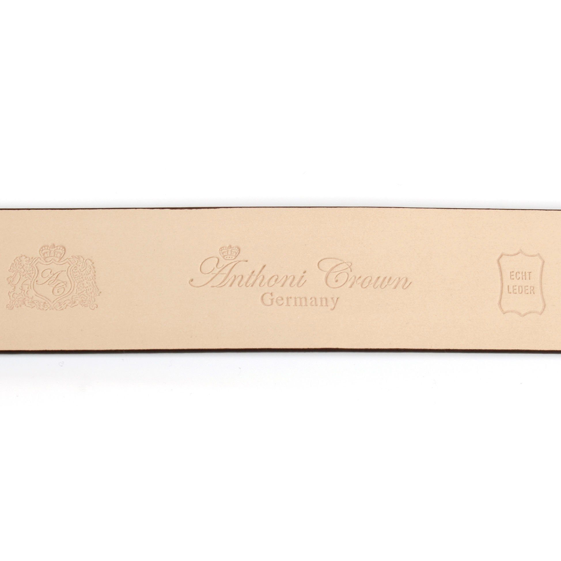 Anthoni Crown Ledergürtel Eleganter Klassiker in günstig online kaufen
