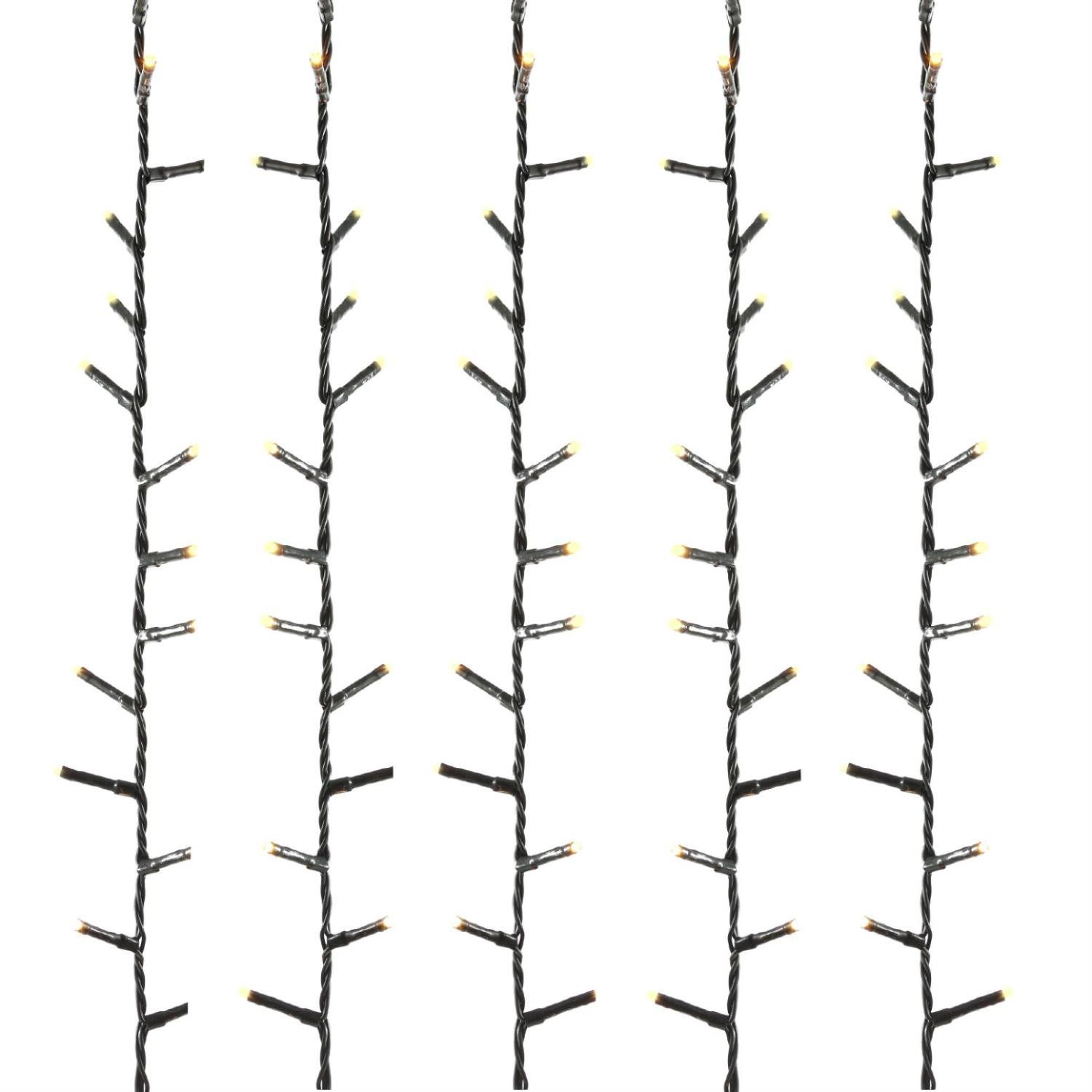 MARELIDA LED-Lichterkette Weihnachtslichterkette 11m für Bäume bis 1,8m 500LED Timer Außen, 500-flammig