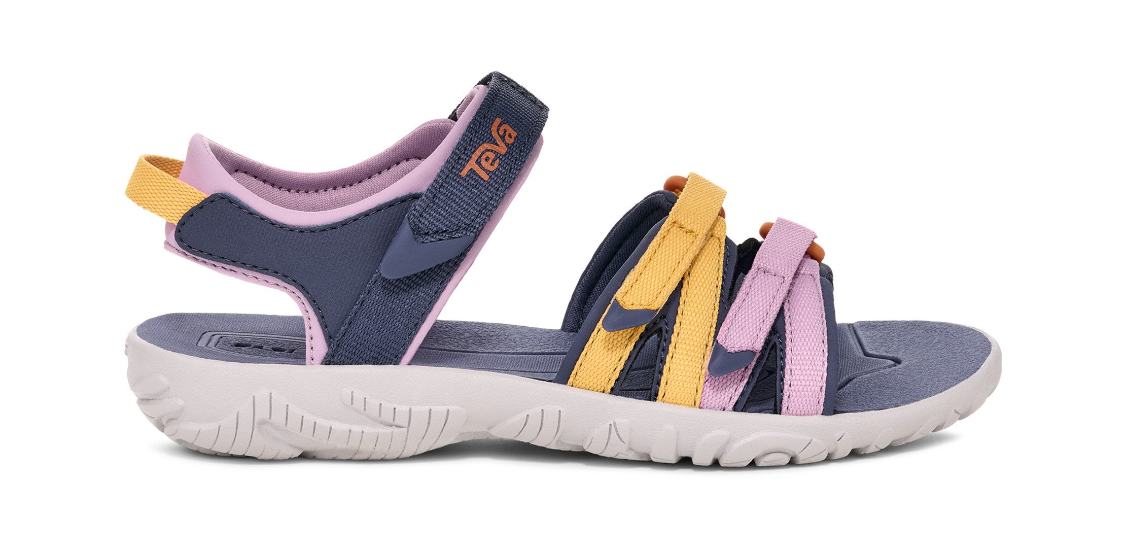 Teva TIRRA KIDS Sandale mit Klettverschluss, rutschfeste Gummilaufsohle, schnell trocknend