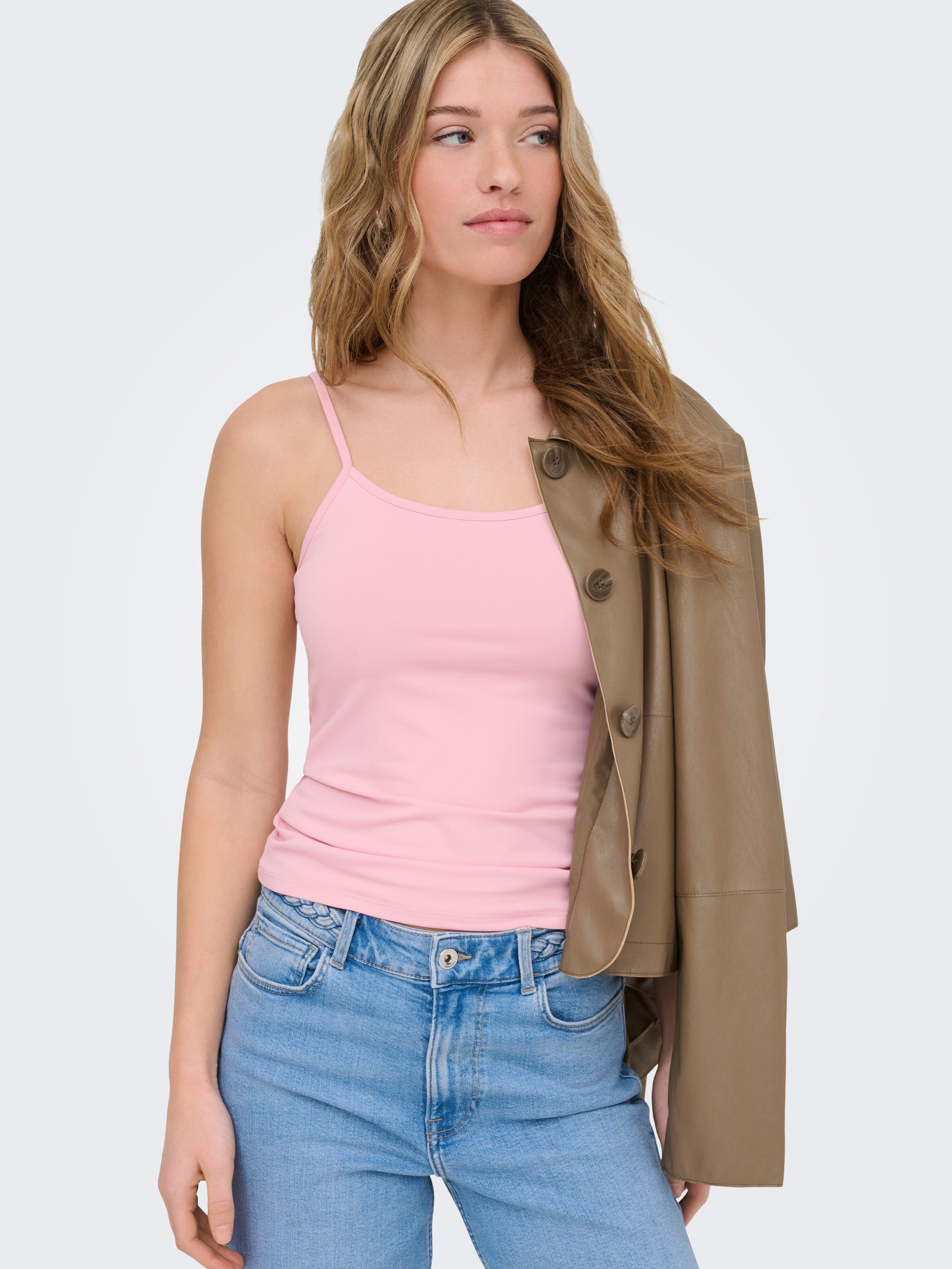 ONLY Spaghettitop ONLEA S/L NEW SINGLET JRS NOOS