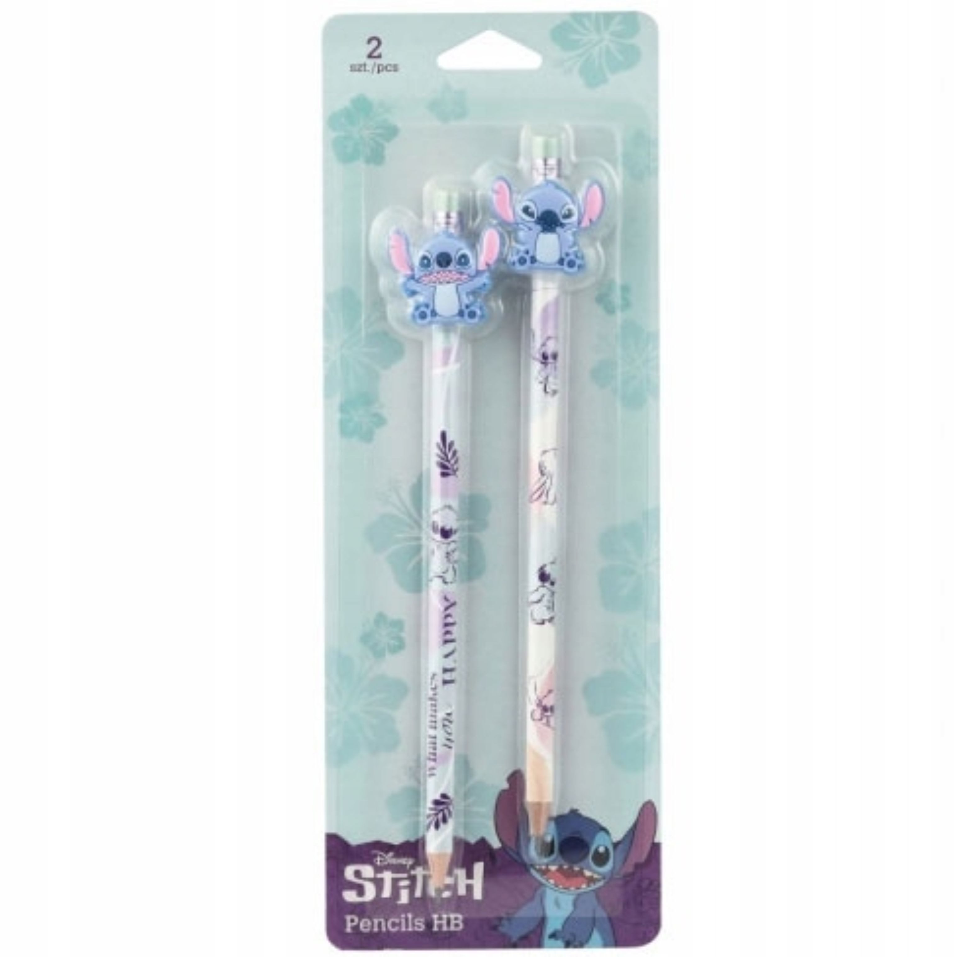 Stitch Bleistift Coolpack Disney Stitch HB Bleistifte mit Radiergummi – 2er Set, (2-tlg)