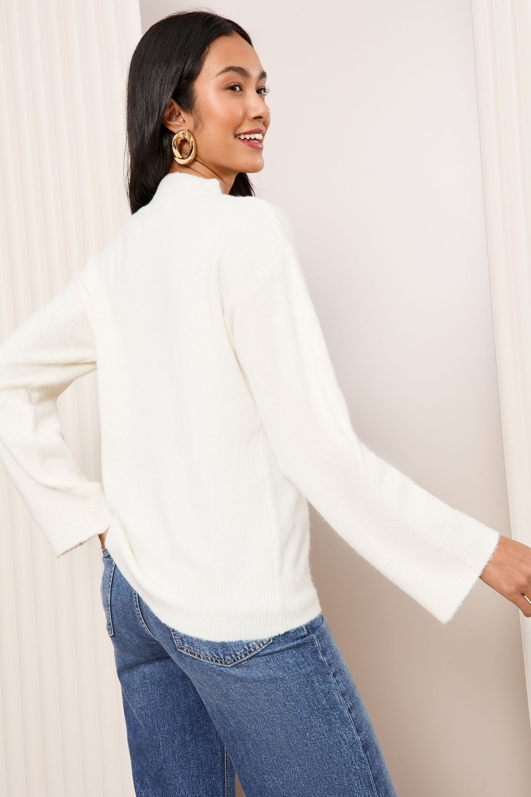 Friends Like These Strickpullover Friends Like These Pullover mit Schleife günstig online kaufen