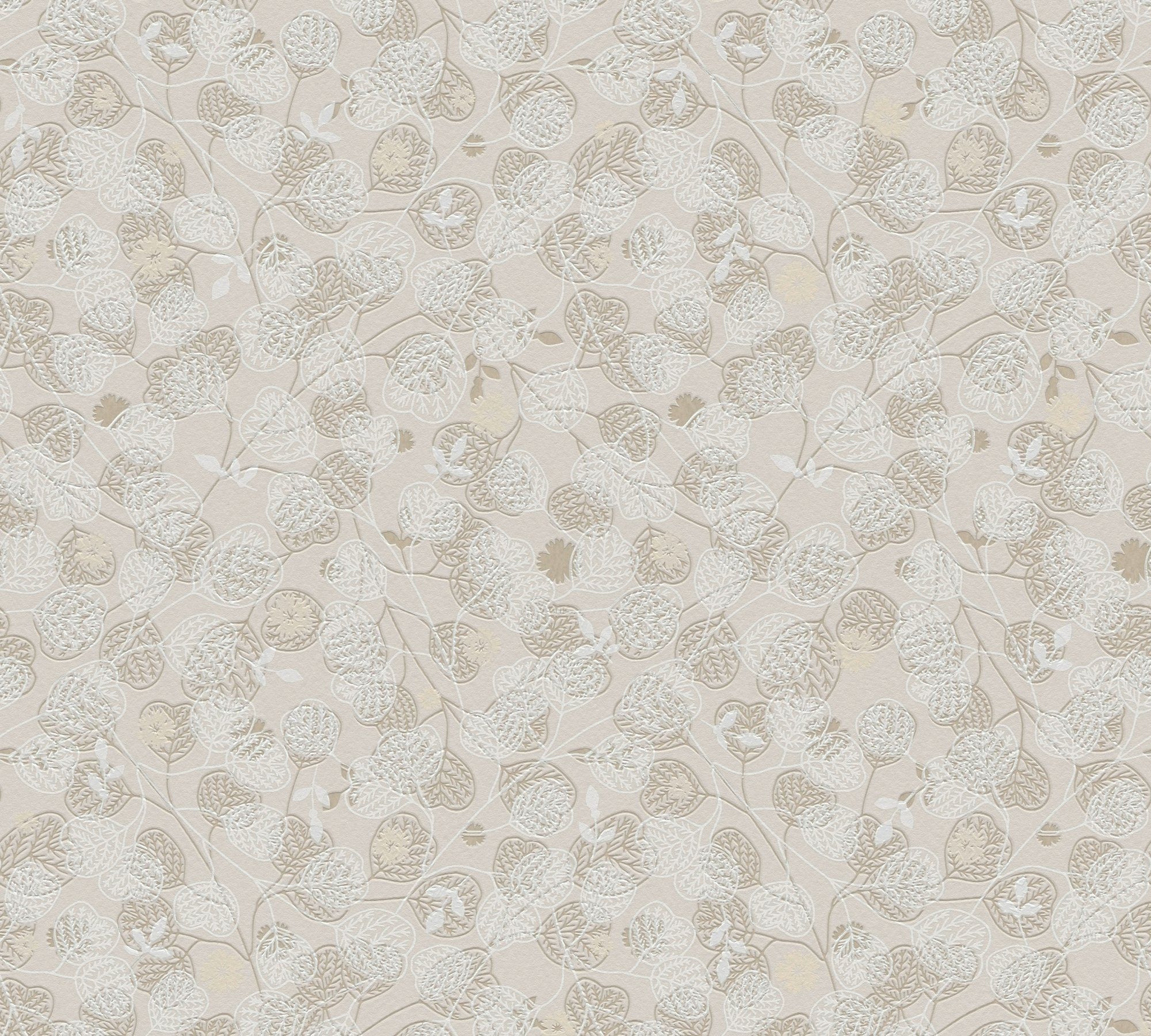 Bricoflor Beige Tapete mit Muster Florale Vliestapete Im Landhausstil für S günstig online kaufen