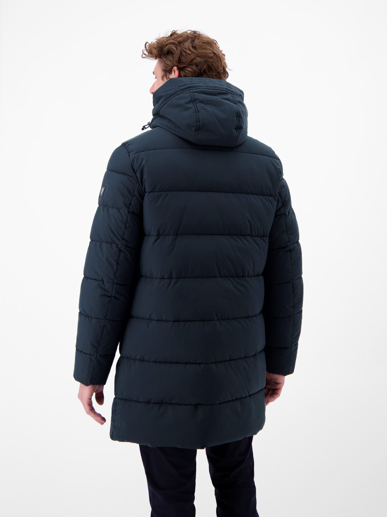 LERROS Steppjacke Winterjacke mit Kapuze und Kordelzug