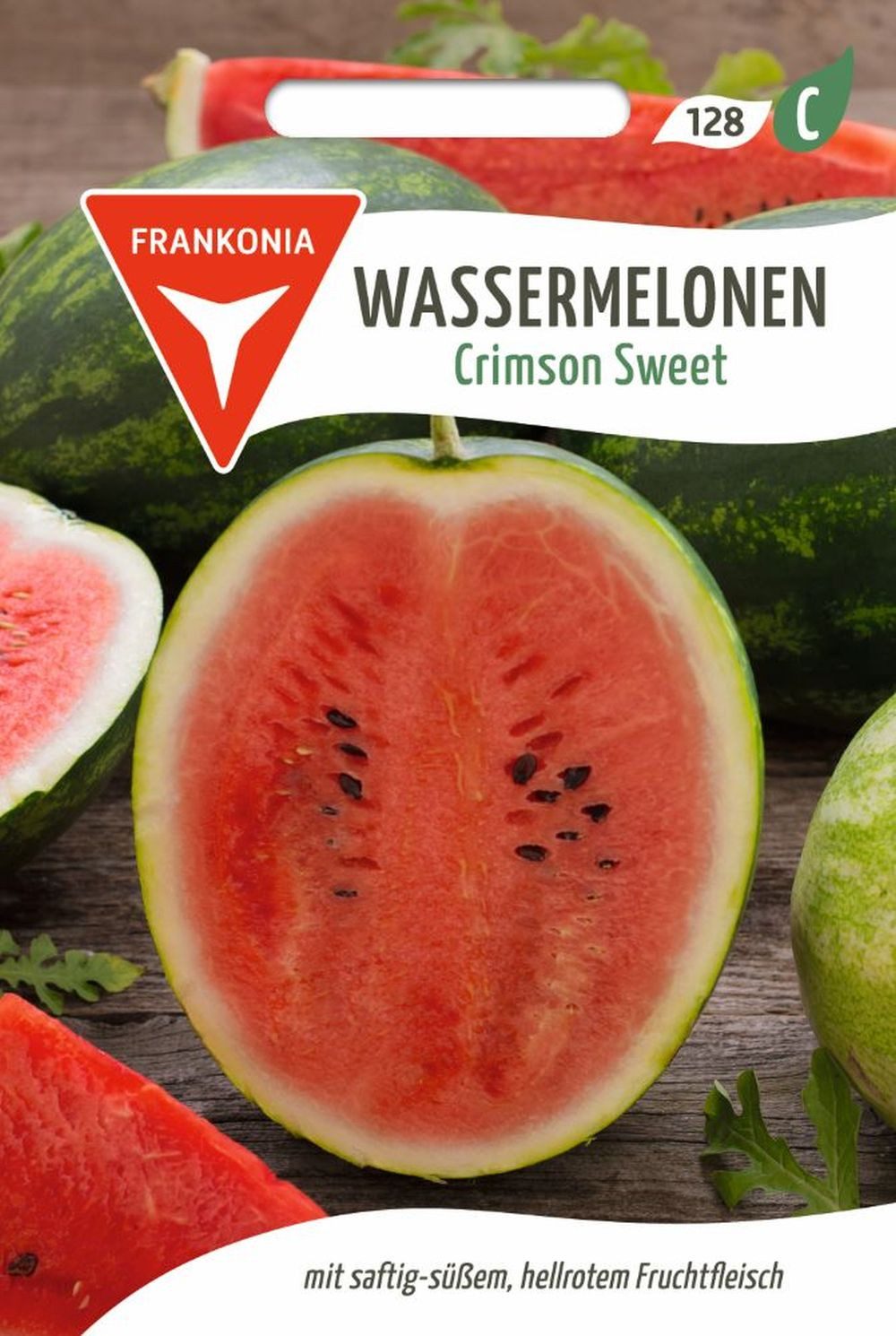 FRANKONIA Gemüsesamen Wassermelone, Crimson Sweet - Saatgut Samen, Citrullus lanatus