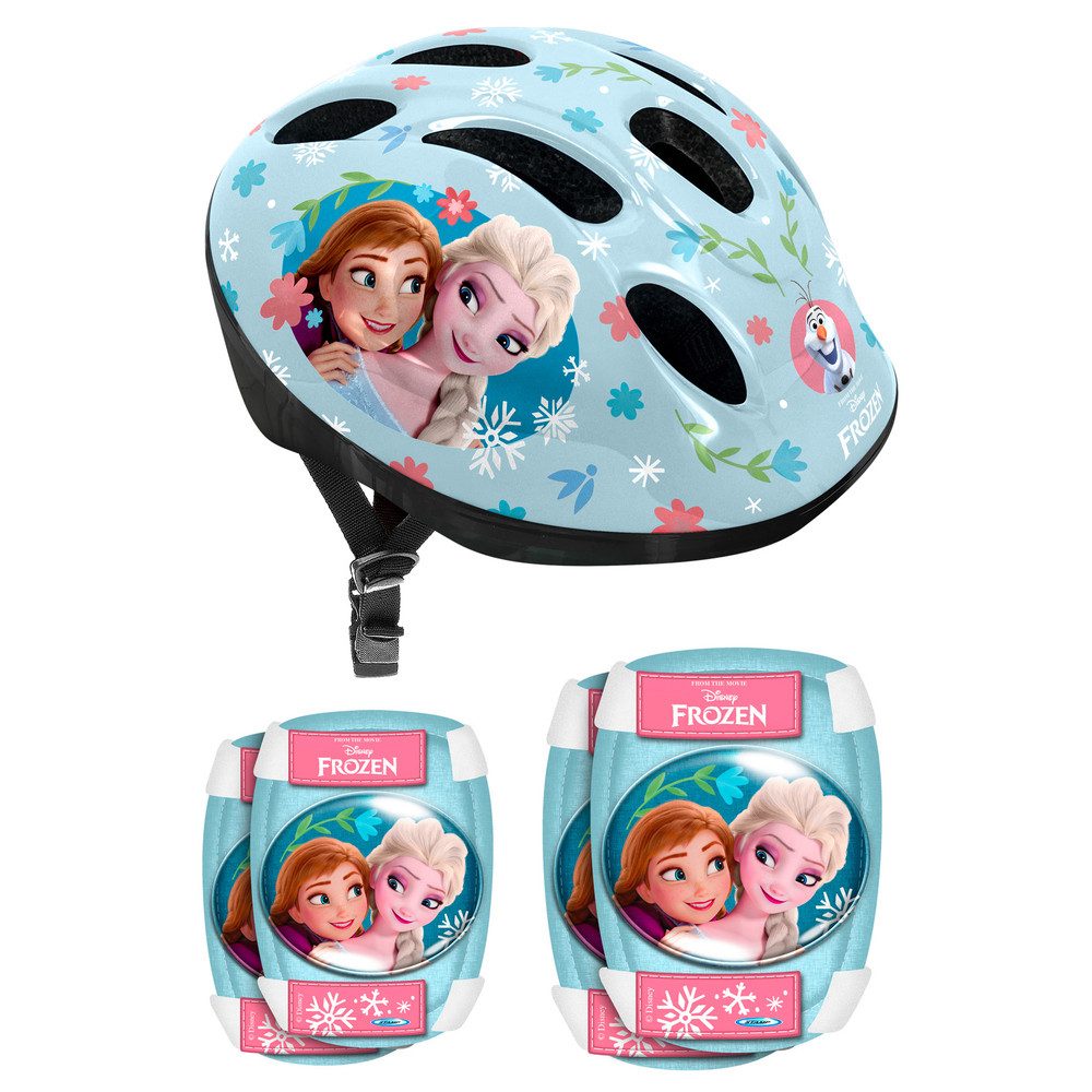 STAMP Kinderfahrradhelm Die Eiskönigin - Combo-Set