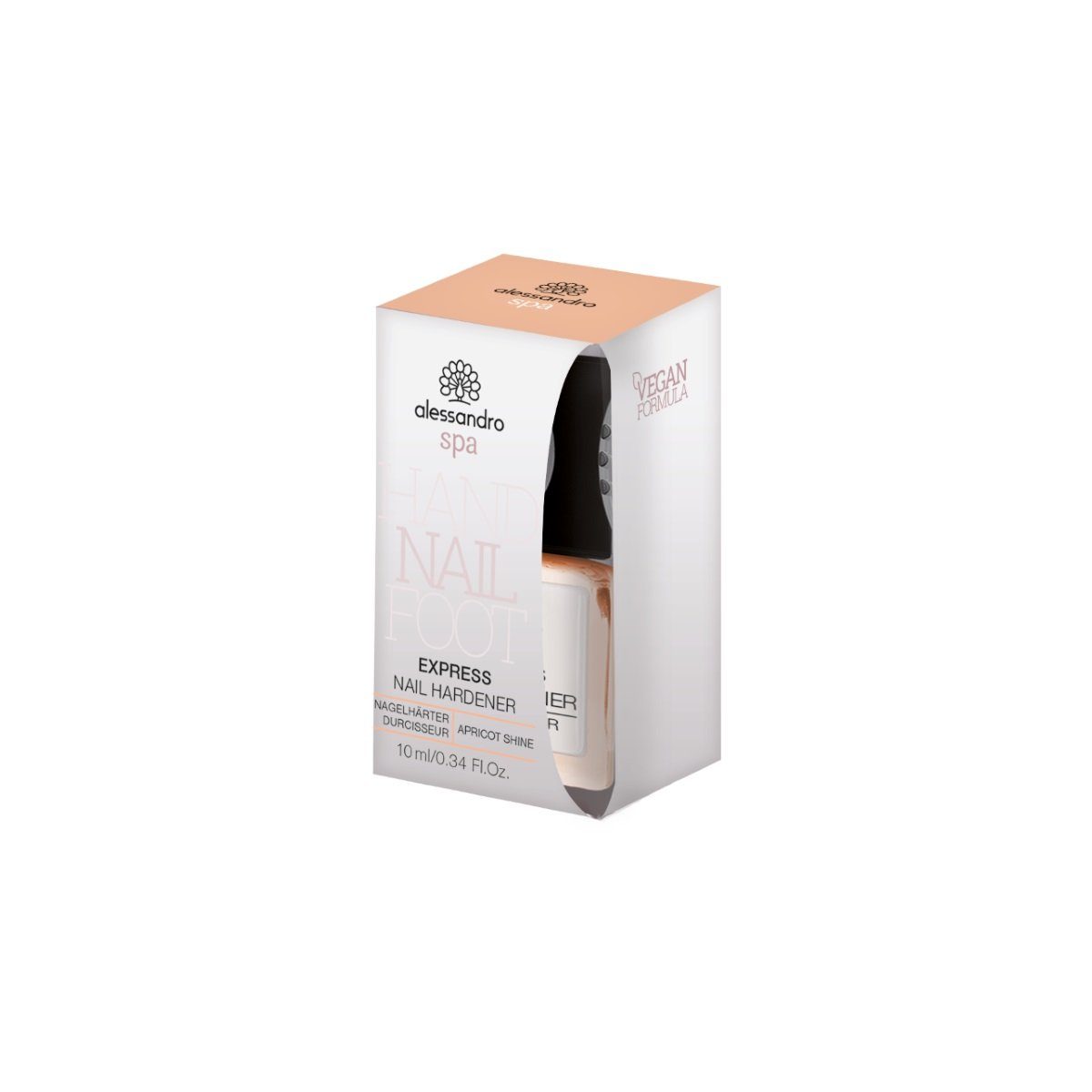 alessandro international Nagellack Alessandro Spa Apricot ml, Nail Nagelhärtener Hardener Express 10 Express Shine