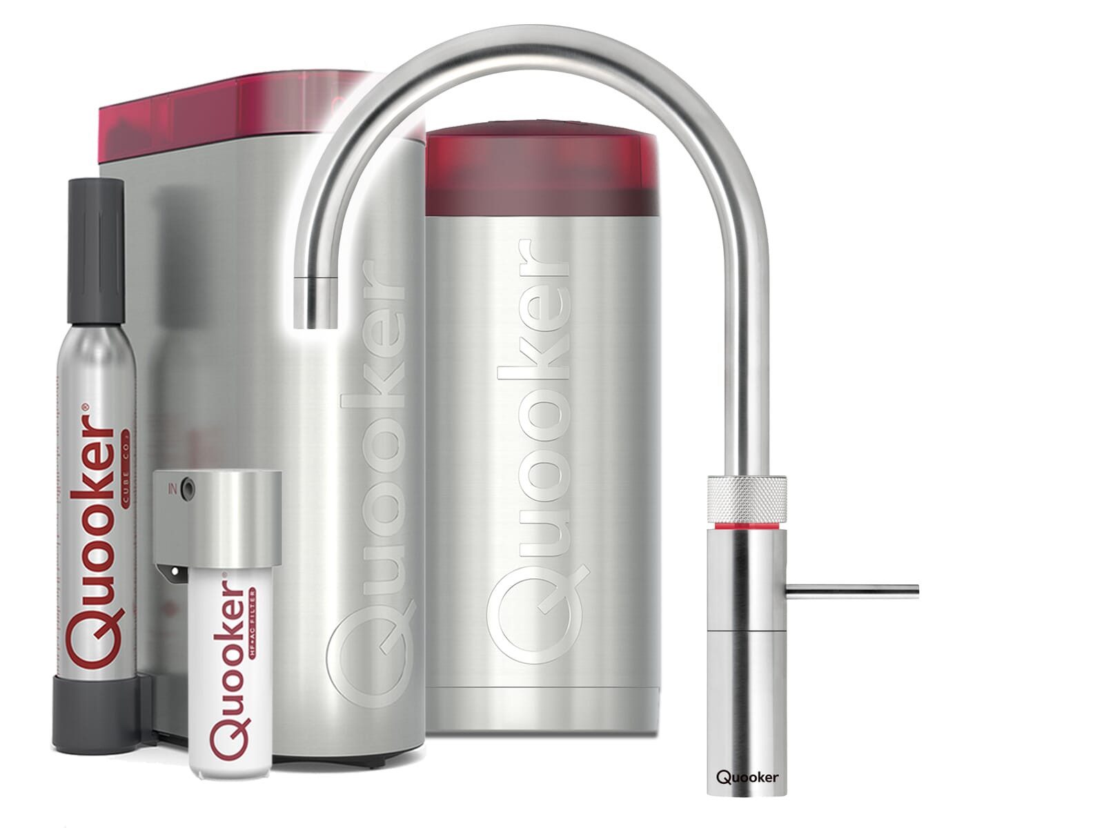QUOOKER Küchenarmatur (1-St) FNRSSTCOMBICUBECO2