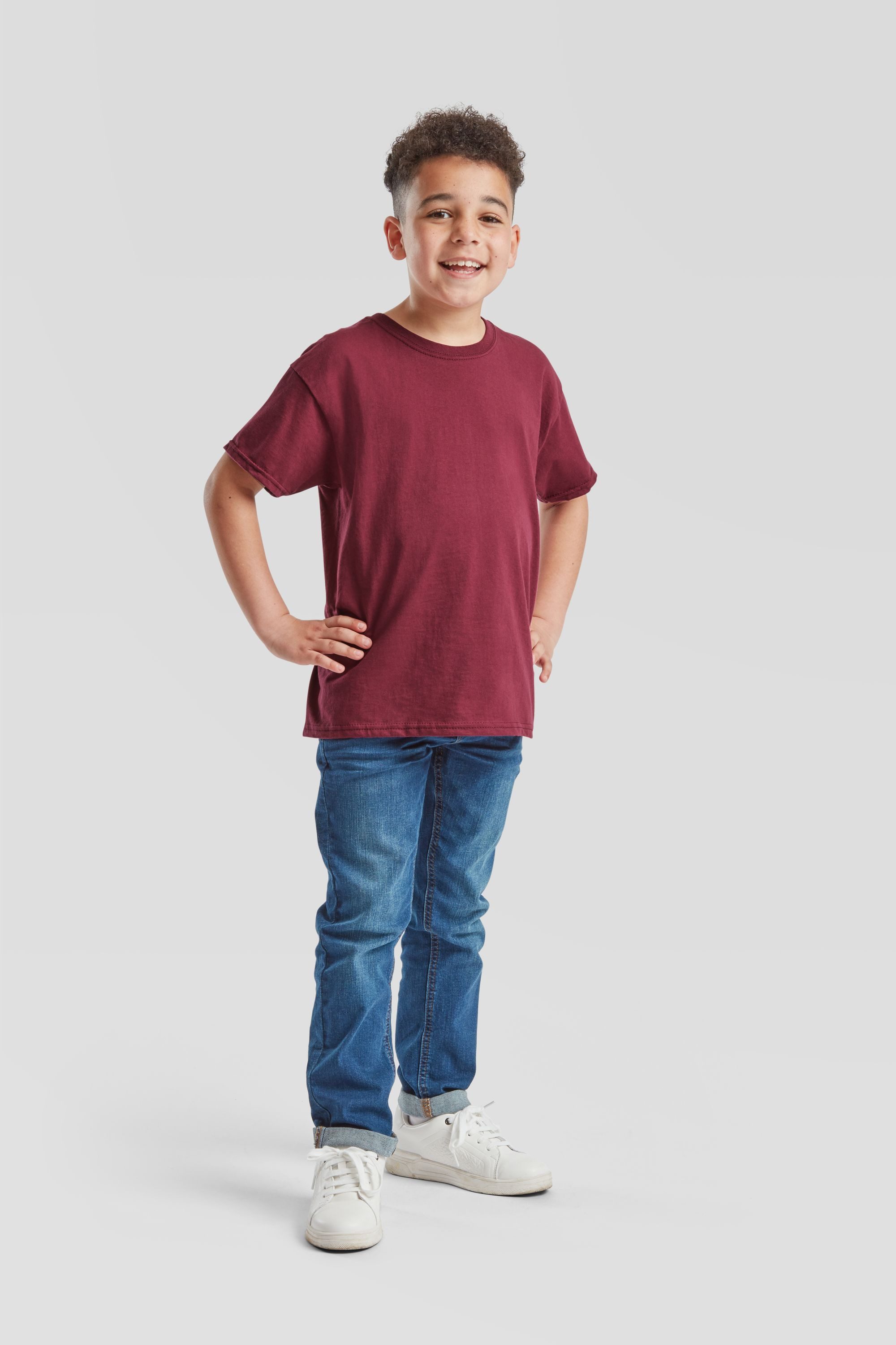Fruit of the Loom Rundhalsshirt Fruit of the Loom Valueweight T Kids
