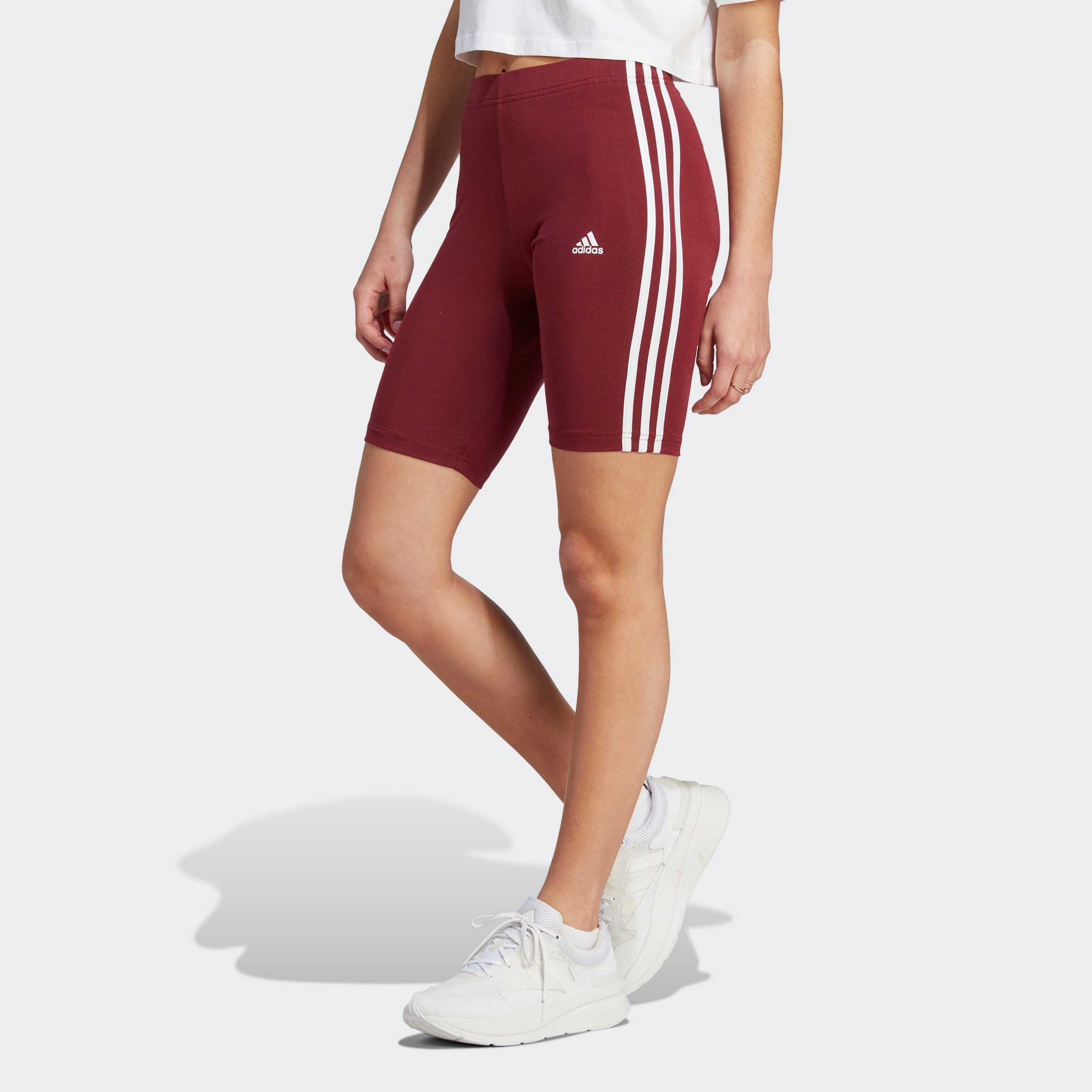 adidas Sportswear Shorts W 3S BK SHO (1-tlg) Shadow Red / White