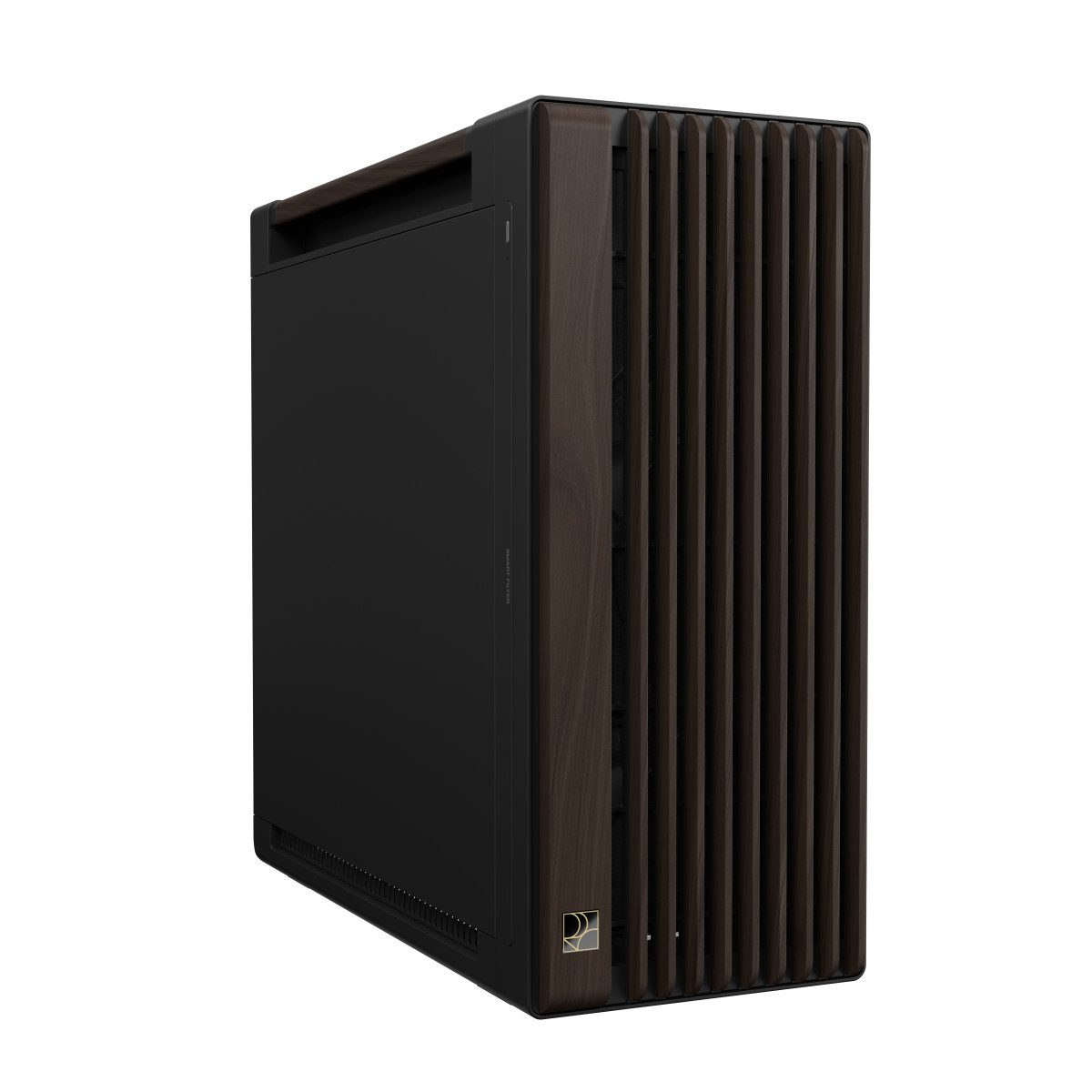 Asus PC-Gehäuse ProArt PA602 Walnut Wood Metal PWM Modern Black
