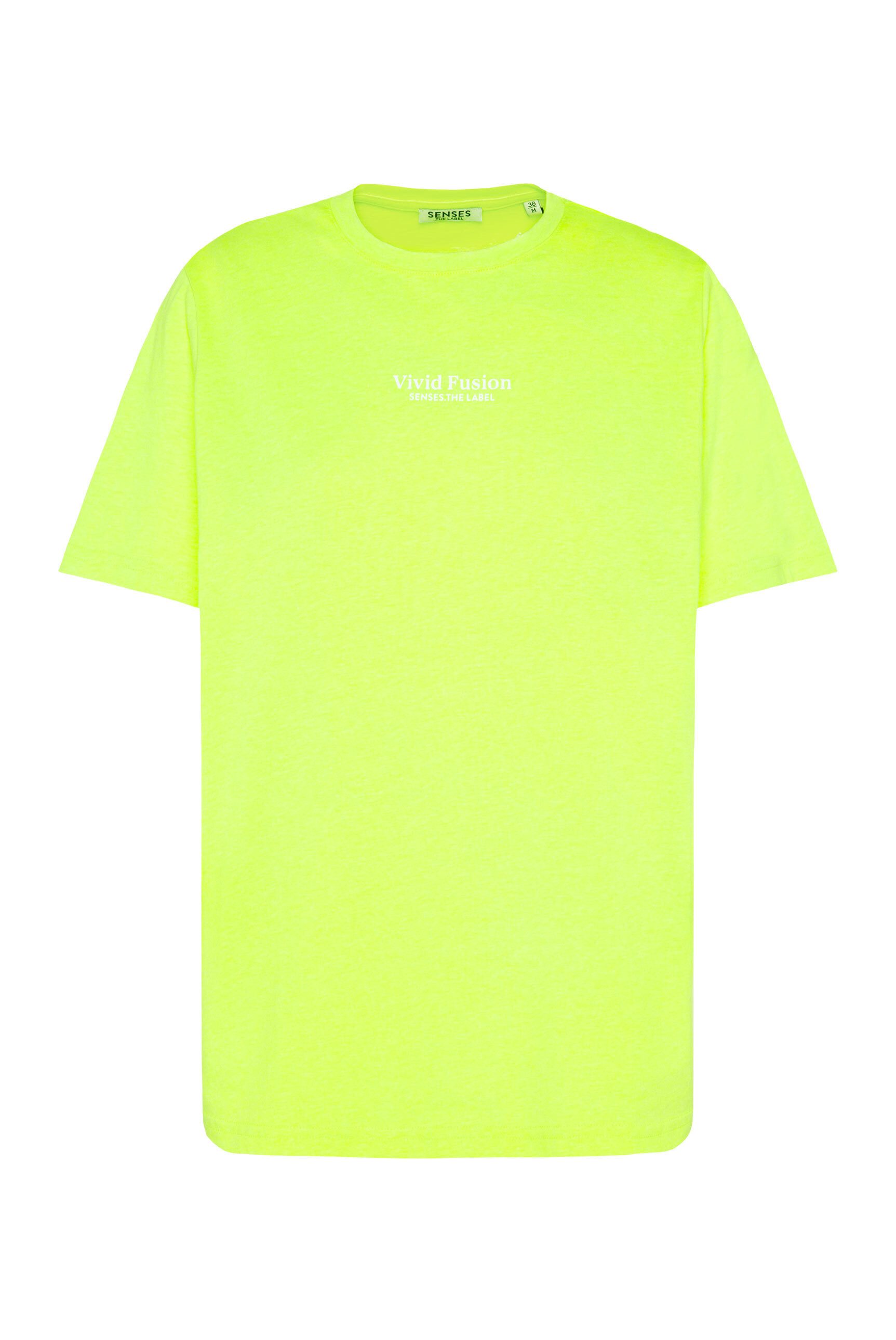 SENSES.THE LABEL Rundhalsshirt aus Baumwolle günstig online kaufen