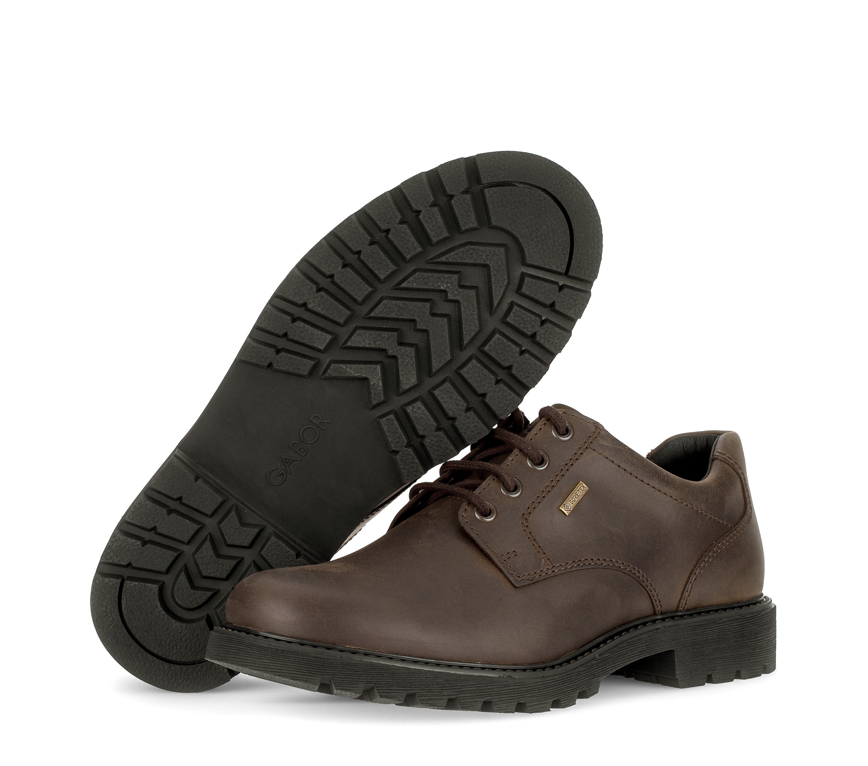Gabor Schnürschuh Basicschuh mit wasserdichter GORE TEX-Membrane, Weite G (weit)