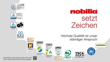 nobilia® Küchenzeile "Structura premium", vormontiert, Ausrichtung wählbar, Breite 240 cm, ohne E-Geräte