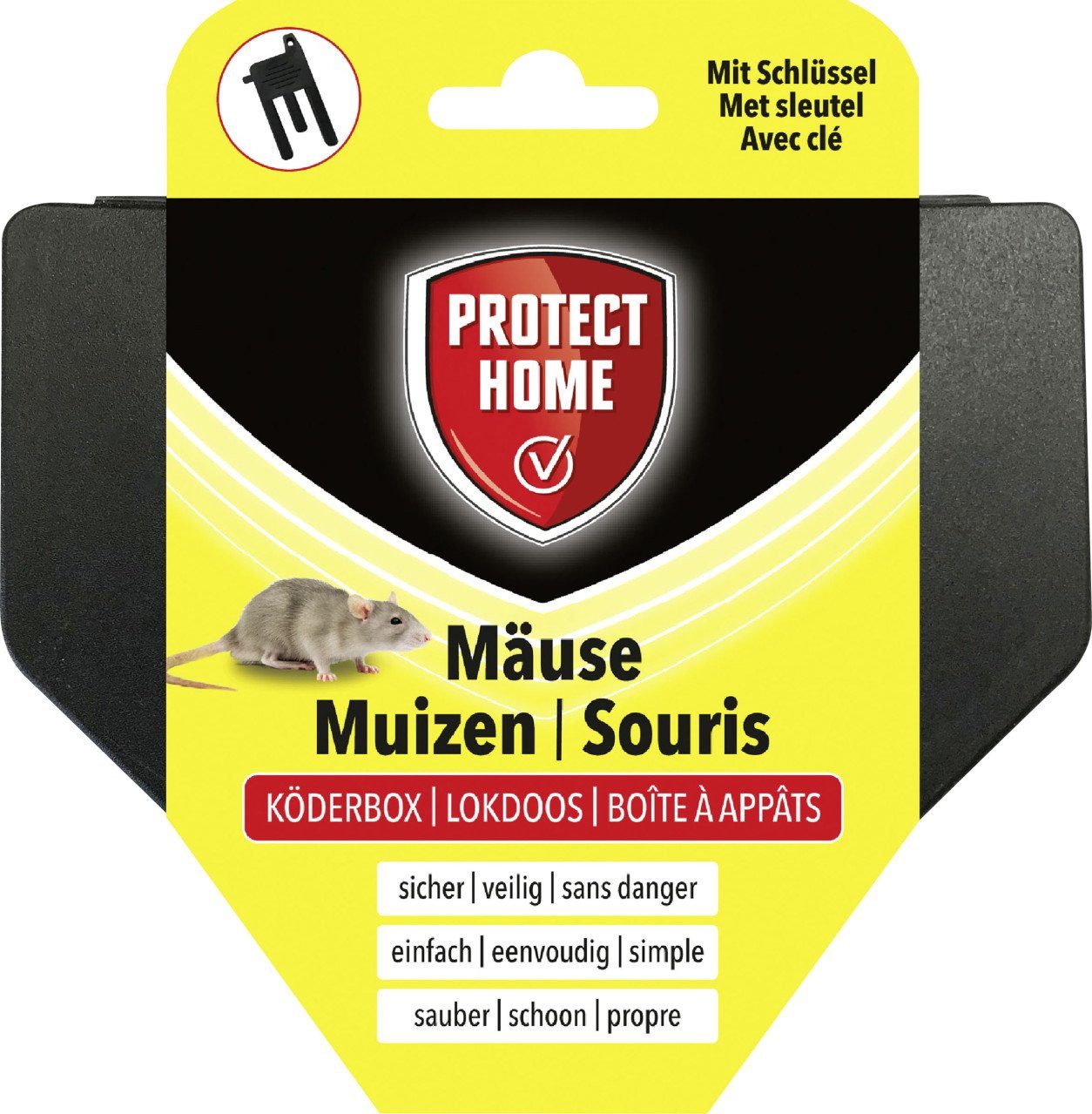 PROTECT Schlagfalle Protect Home Mäuse Köderbox 1 Stück