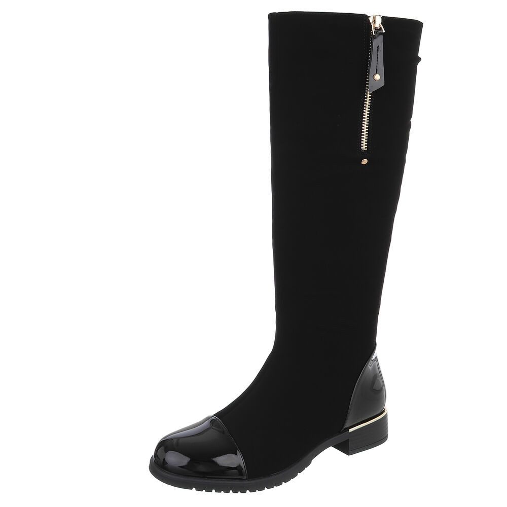 Ital-Design Elegante Winterstiefel mit Reißverschluss für Damen Stiefel (90 günstig online kaufen