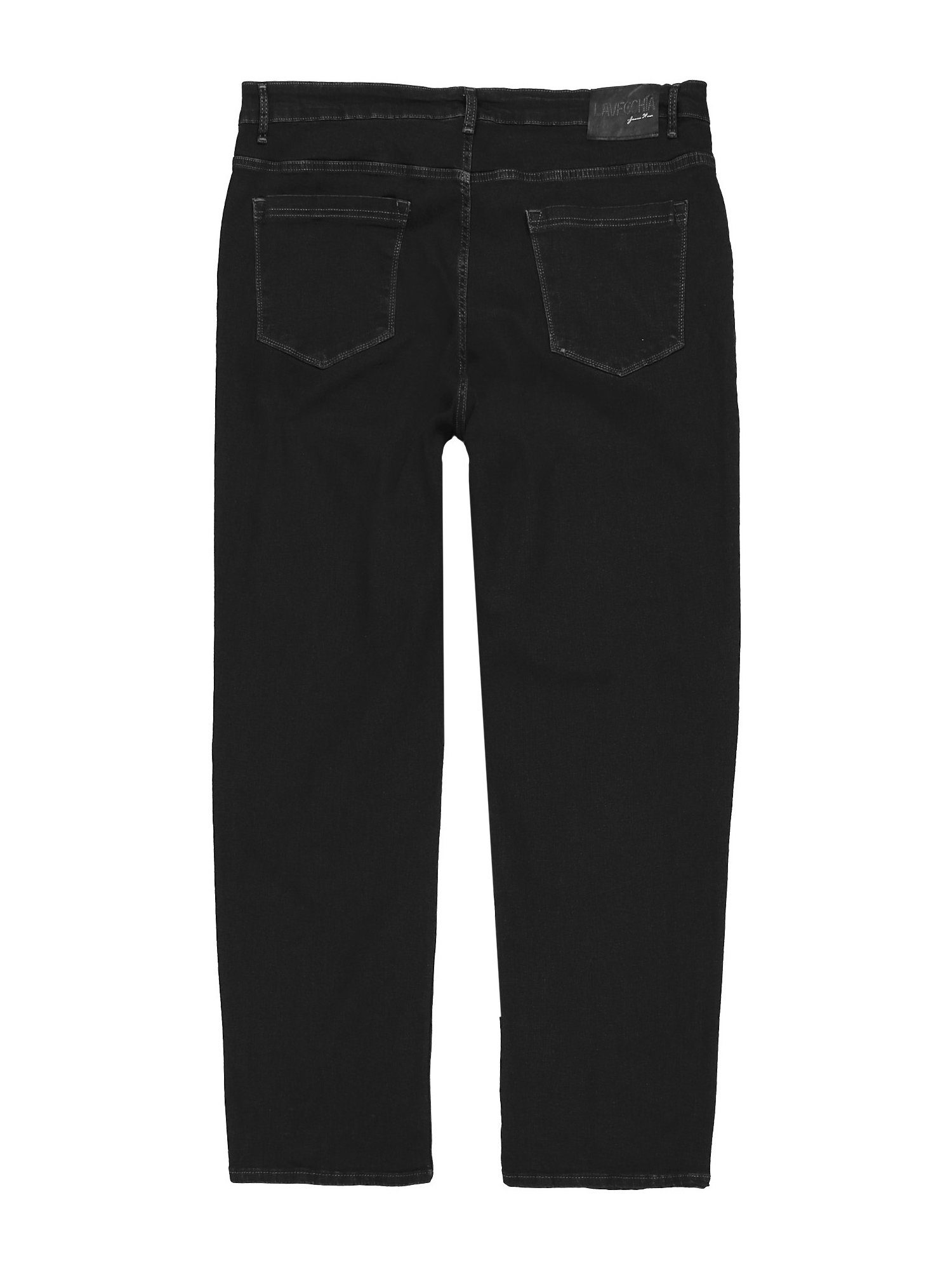 Übergrößen mit Elasthan Lavecchia Stretch schwarz Jeanshose Herren Comfort-fit-Jeans LV-501