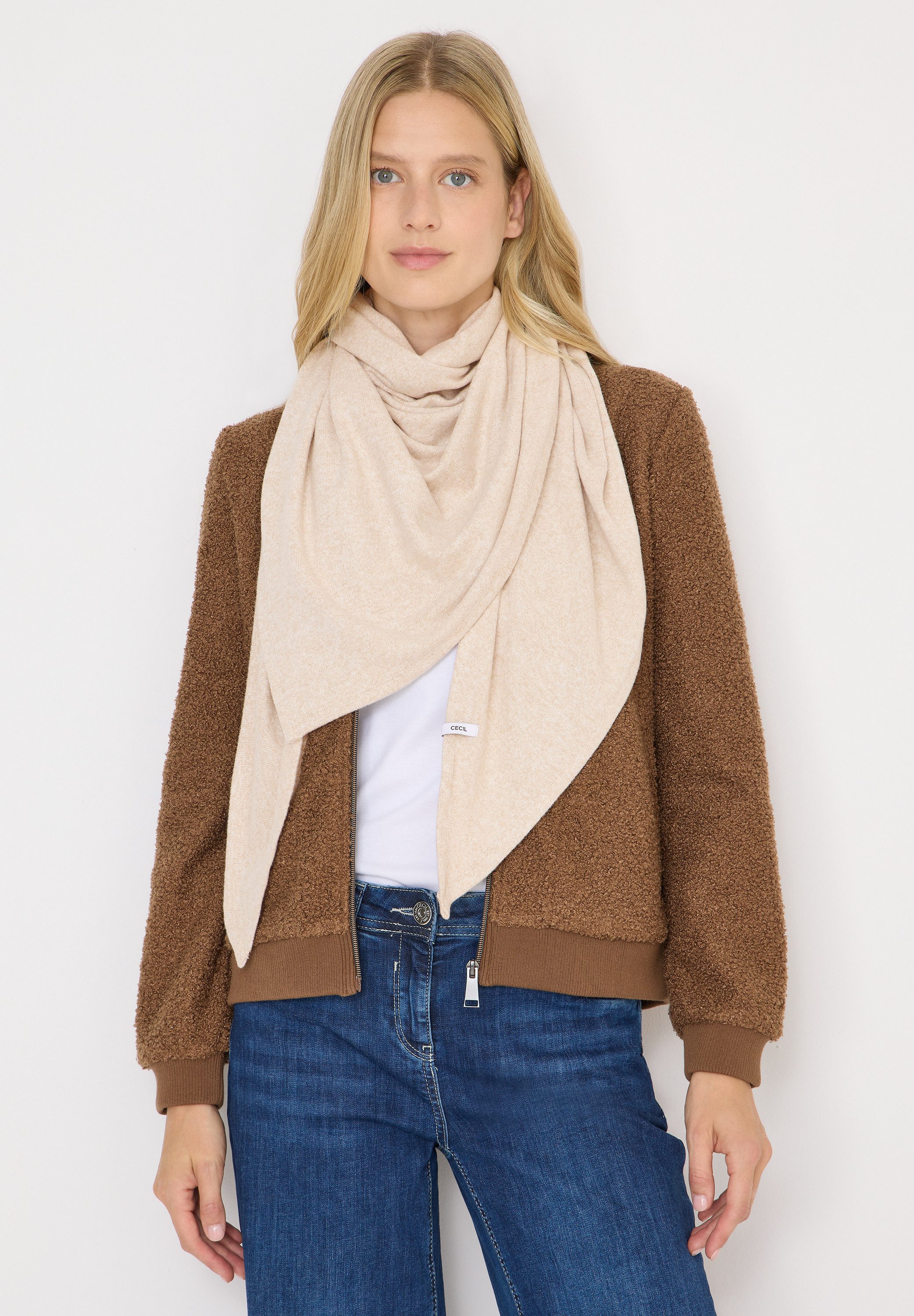 CECIL Halstuch, aus softem Materialmix