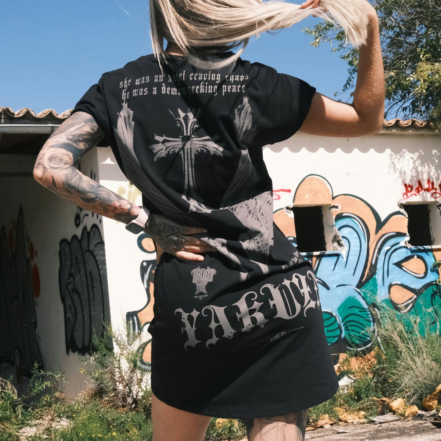 YAKUZA Shirtkleid Wings V02 günstig online kaufen