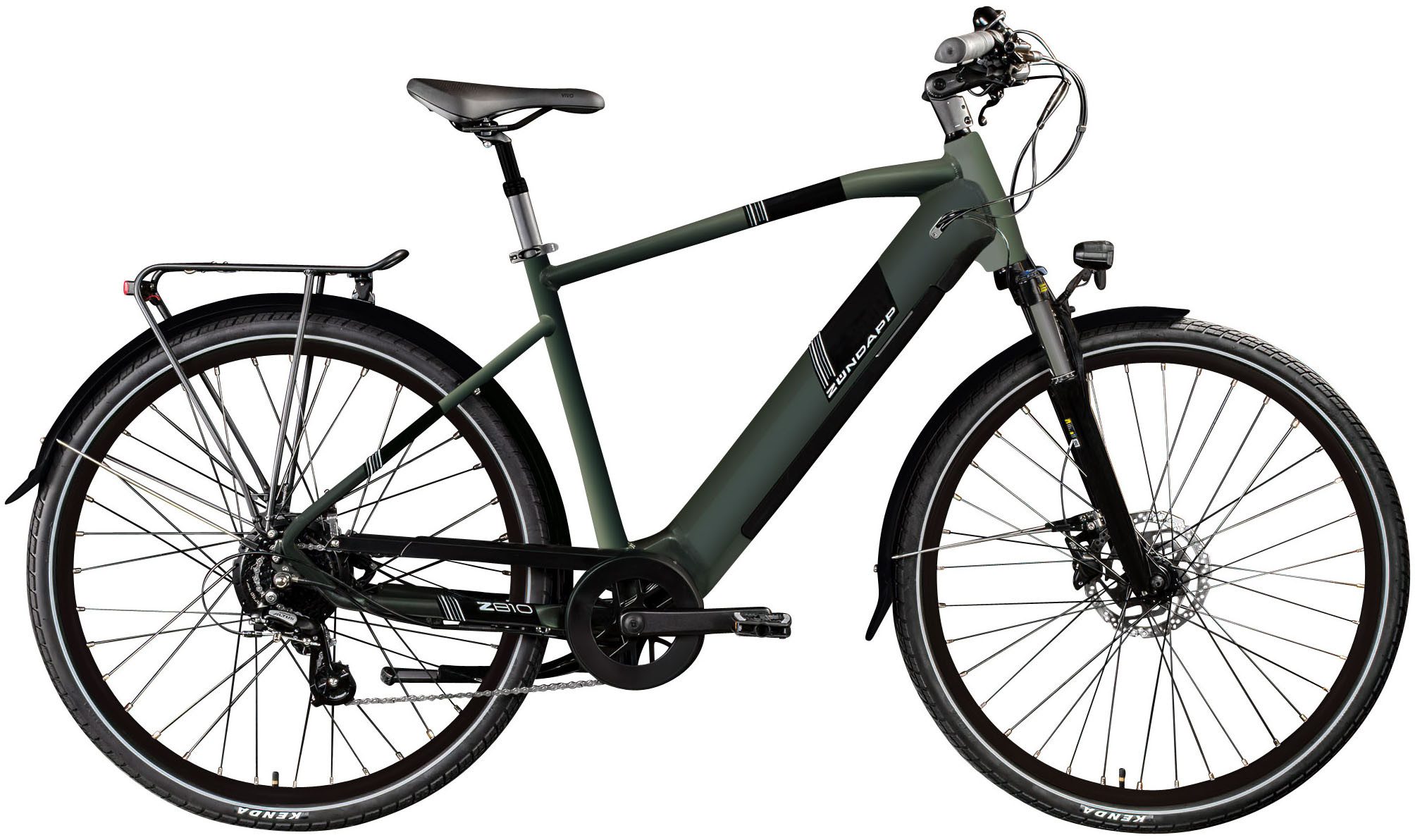 Zündapp E-Bike Trekkingrad Z810, 8 Gang Shimano Altus RD-M310 Schaltwerk, Kettenschaltung, Heckmotor, 550 Wh, Pedelec, Elektrofahrrad für Damen und Herren