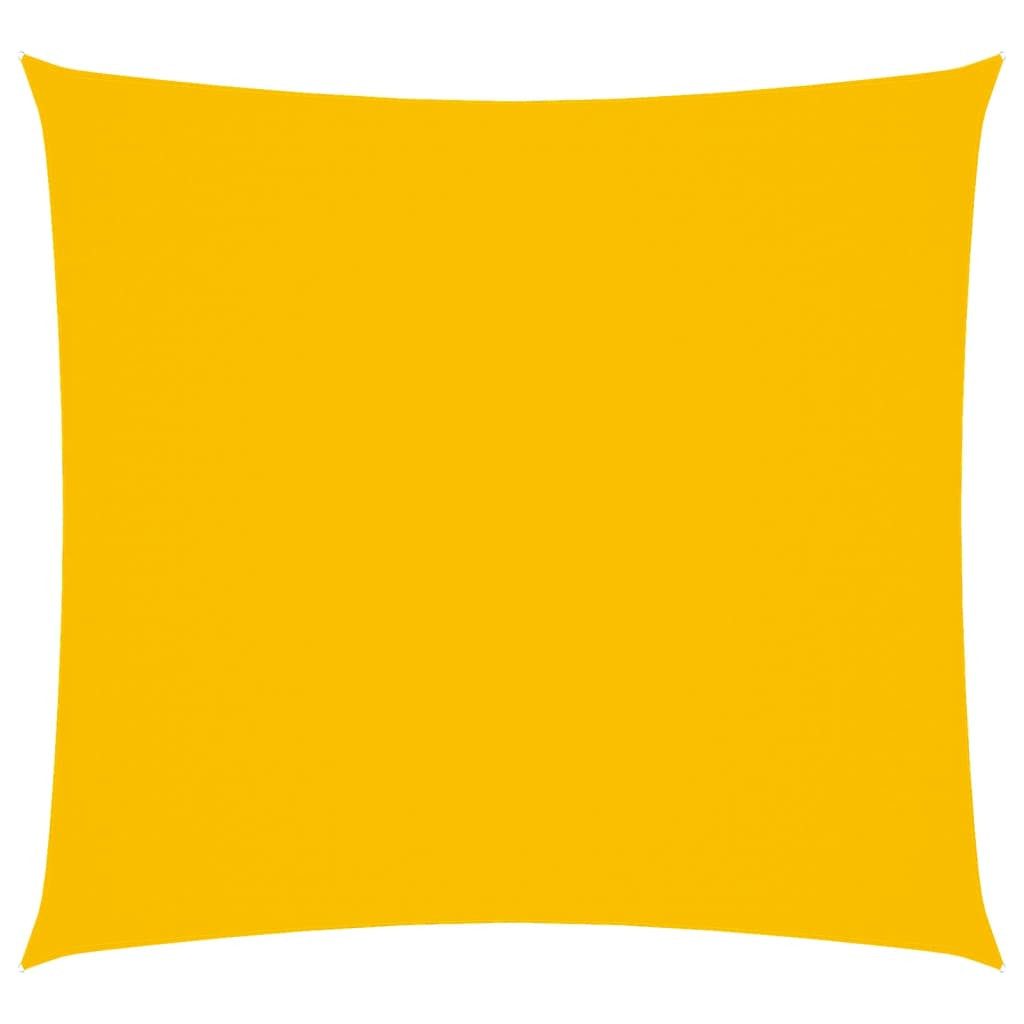 vidaXL Sonnensegel Sonnensegel Oxford-Gewebe Quadratisch 7x7 m Gelb, (1-tlg)