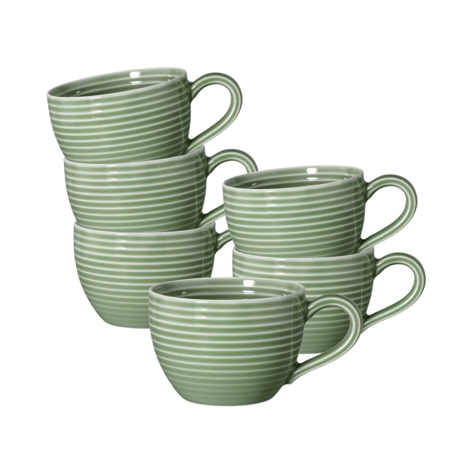 Seltmann Weiden Espressotasse Beat Color Glaze Espressotassen 0,11 l 6er Set, 6-tlg., Porzellan