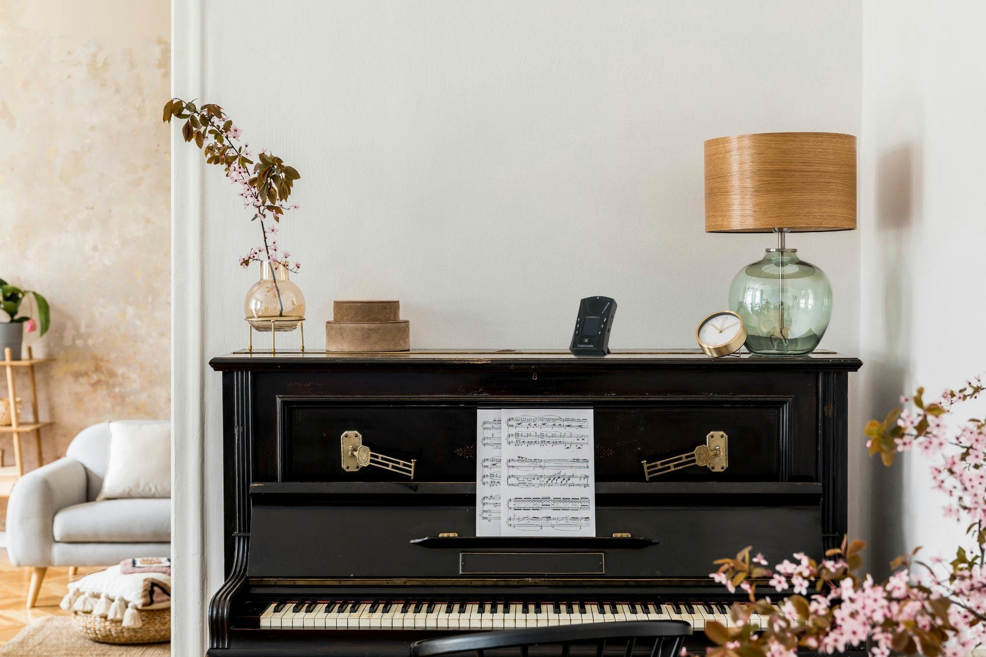 Steinmayer Stimmgerät HC-1 Hygro-Care mit Tuner und Metronom, Thermometer und Hygrometer Funktion