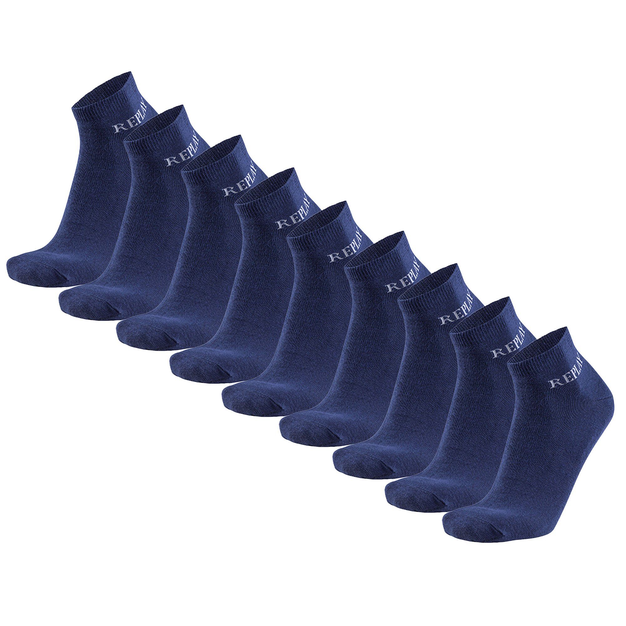 Replay Kurzsocken Unisex Socken 9er Pack Baumwollmischung (Packung, 9er Pack)